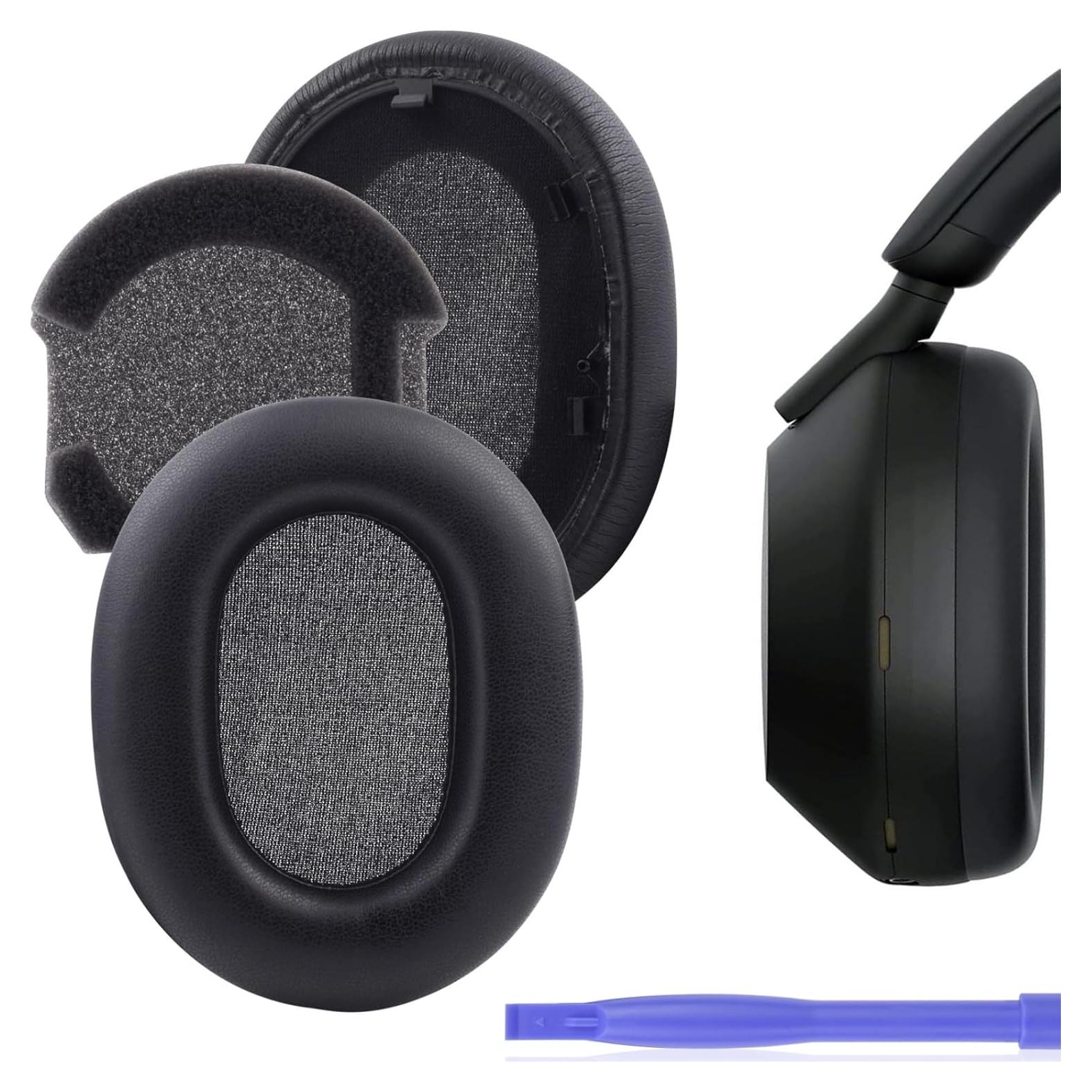 Almohadillas de Reemplazo Sony WH-1000XM5 - Aislamiento Negro