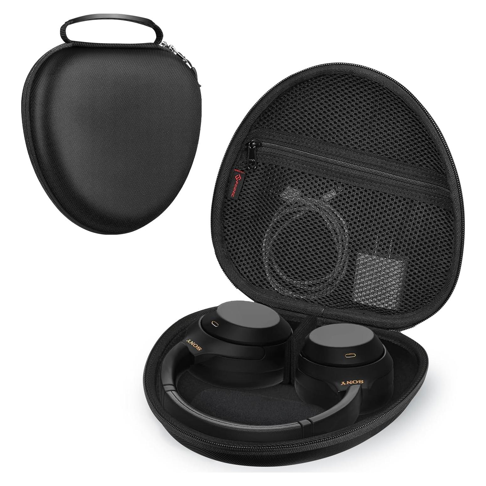 Funda Dura Fintie para Auriculares Sony WH-CH520/WH-1000XM4 Negra