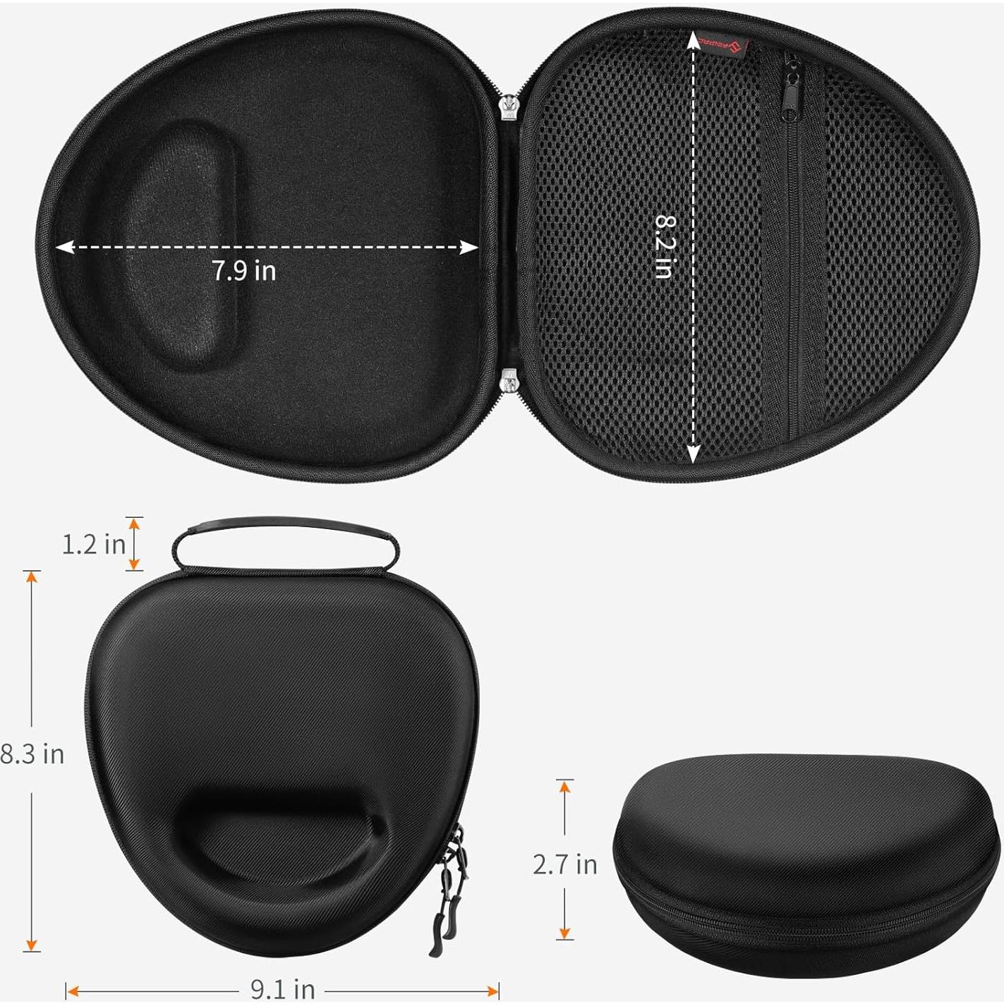 Funda Dura Fintie para Auriculares Sony WH-CH520/WH-1000XM4 Negra