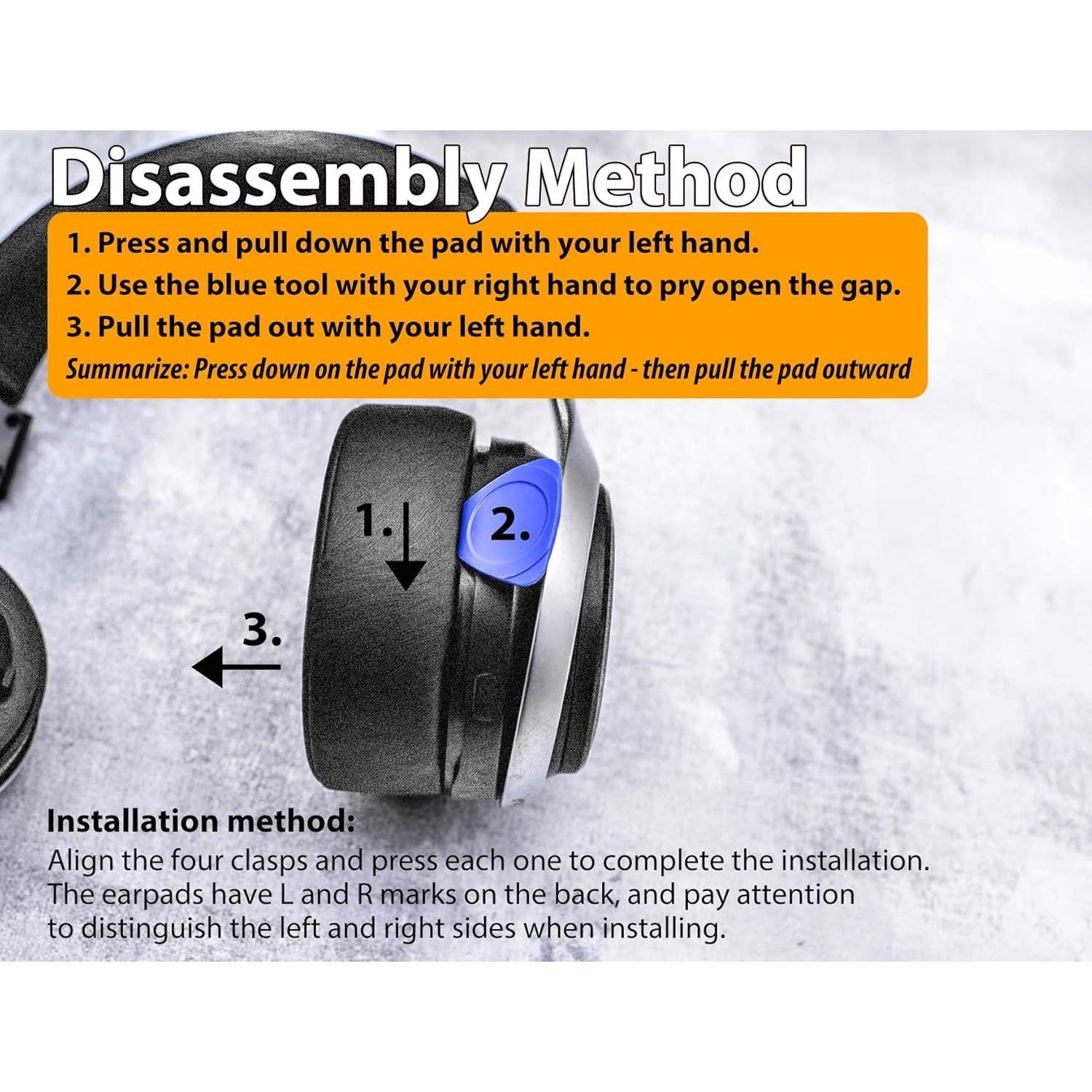 Almohadillas de Reemplazo TRANSTEK para Sony WH-1000XM5