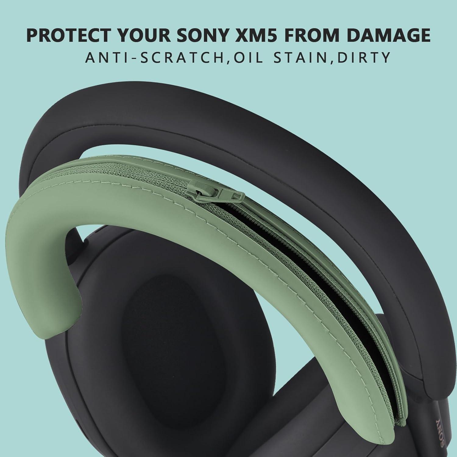 Funda de Silicona Verde Cactus para Auriculares Sony WH-1000XM5