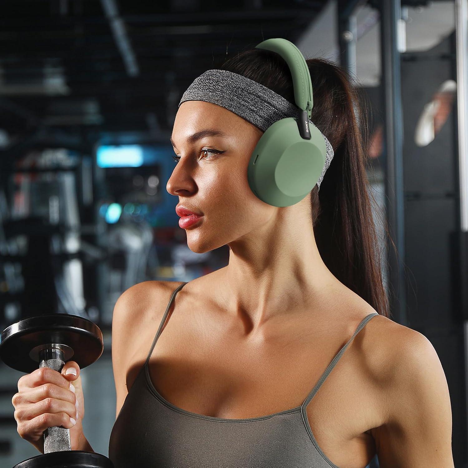 Funda de Silicona Verde Cactus para Auriculares Sony WH-1000XM5