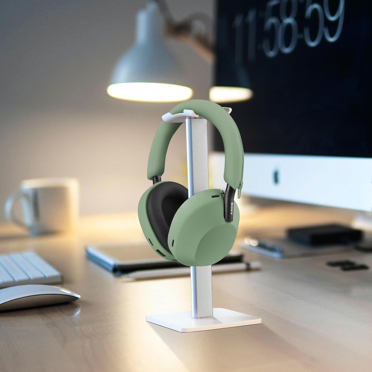 Funda de Silicona Verde Cactus para Auriculares Sony WH-1000XM5