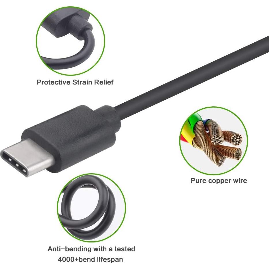 Cable de Carga USB Tipo C Alitutumao 1m Compatible con Sony