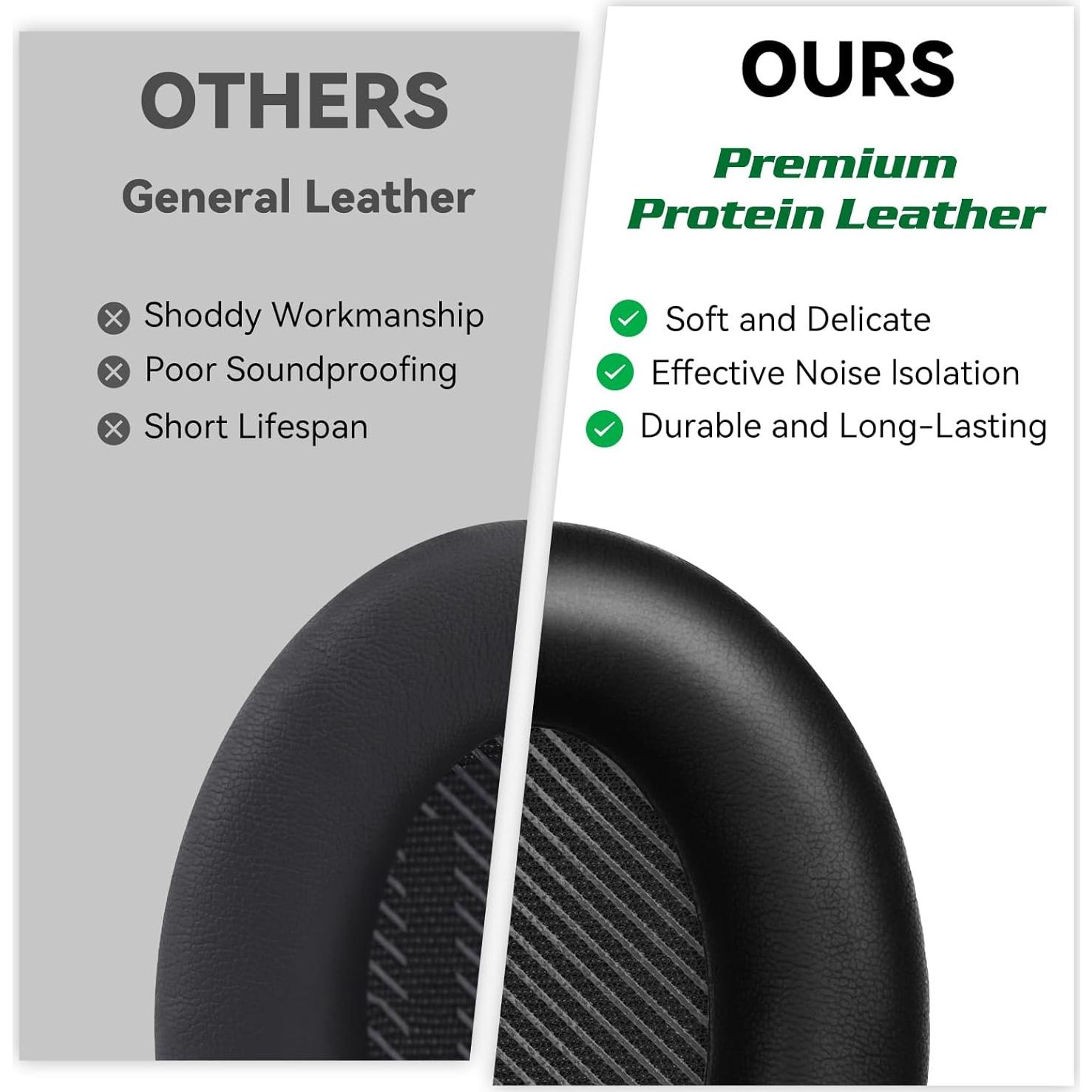 Almohadillas de Repuesto Bose QC35/QC35 II - Espuma de Memoria