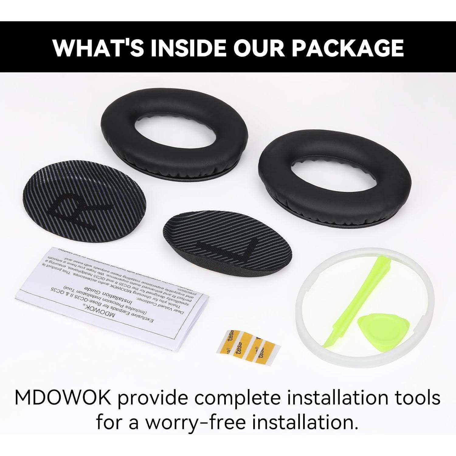 Almohadillas de Repuesto Bose QC35/QC35 II - Espuma de Memoria