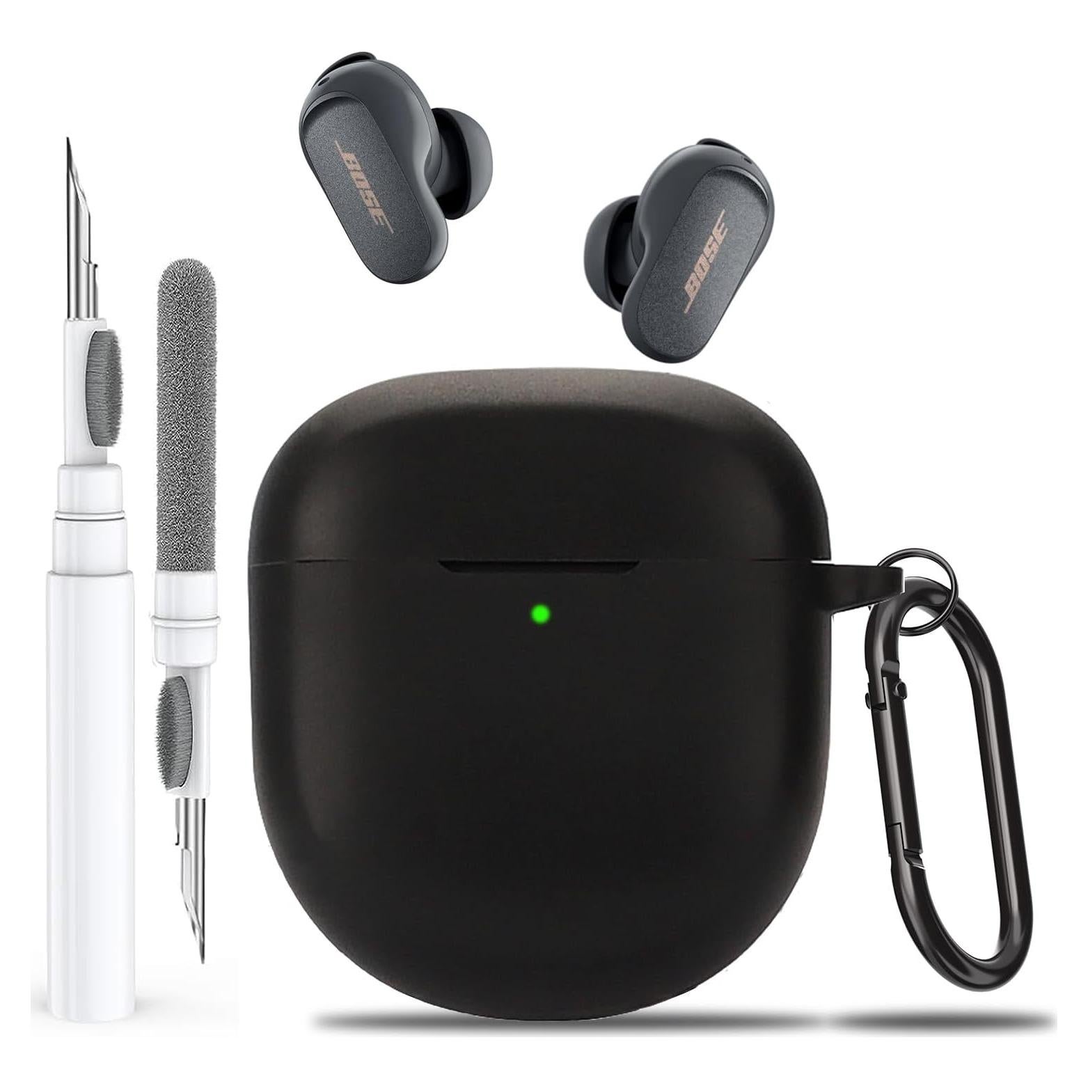 Funda de Silicona Olytop para Bose QuietComfort II/Ultra - Negro