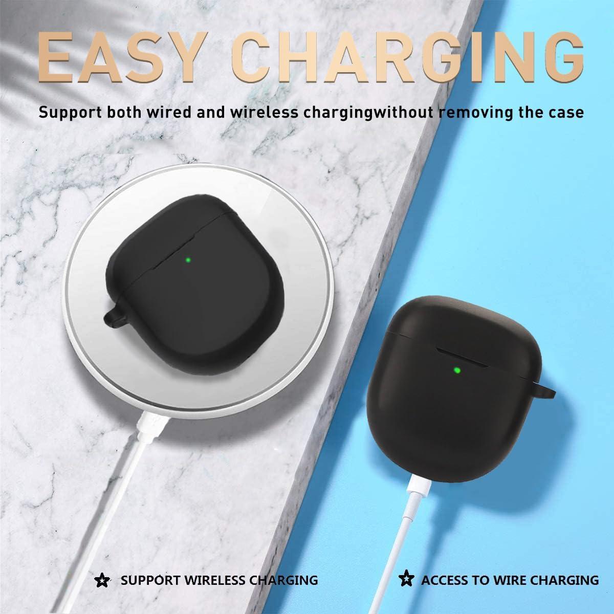 Funda de Silicona Olytop para Bose QuietComfort II/Ultra - Negro