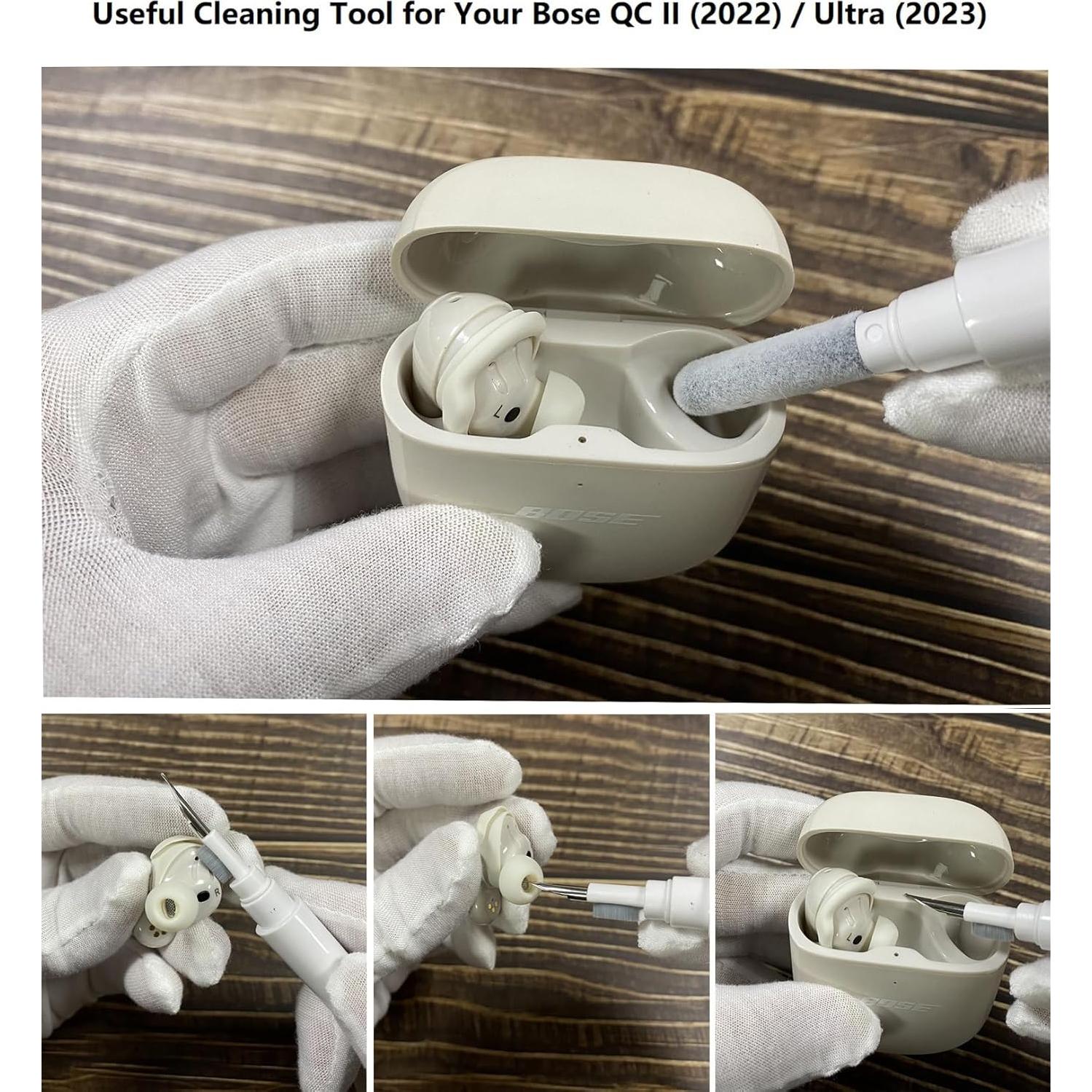 Funda de Silicona Olytop para Bose QuietComfort II/Ultra - Negro