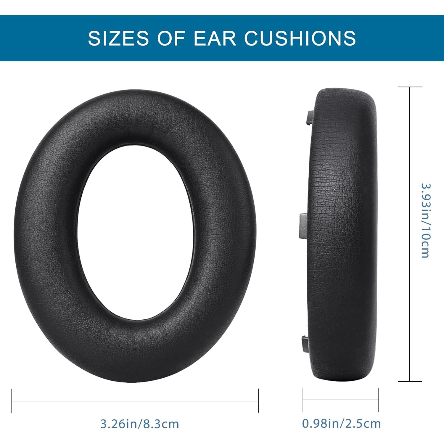 Almohadillas de Repuesto GEVO para Bose QuietComfort Ultra - Negro