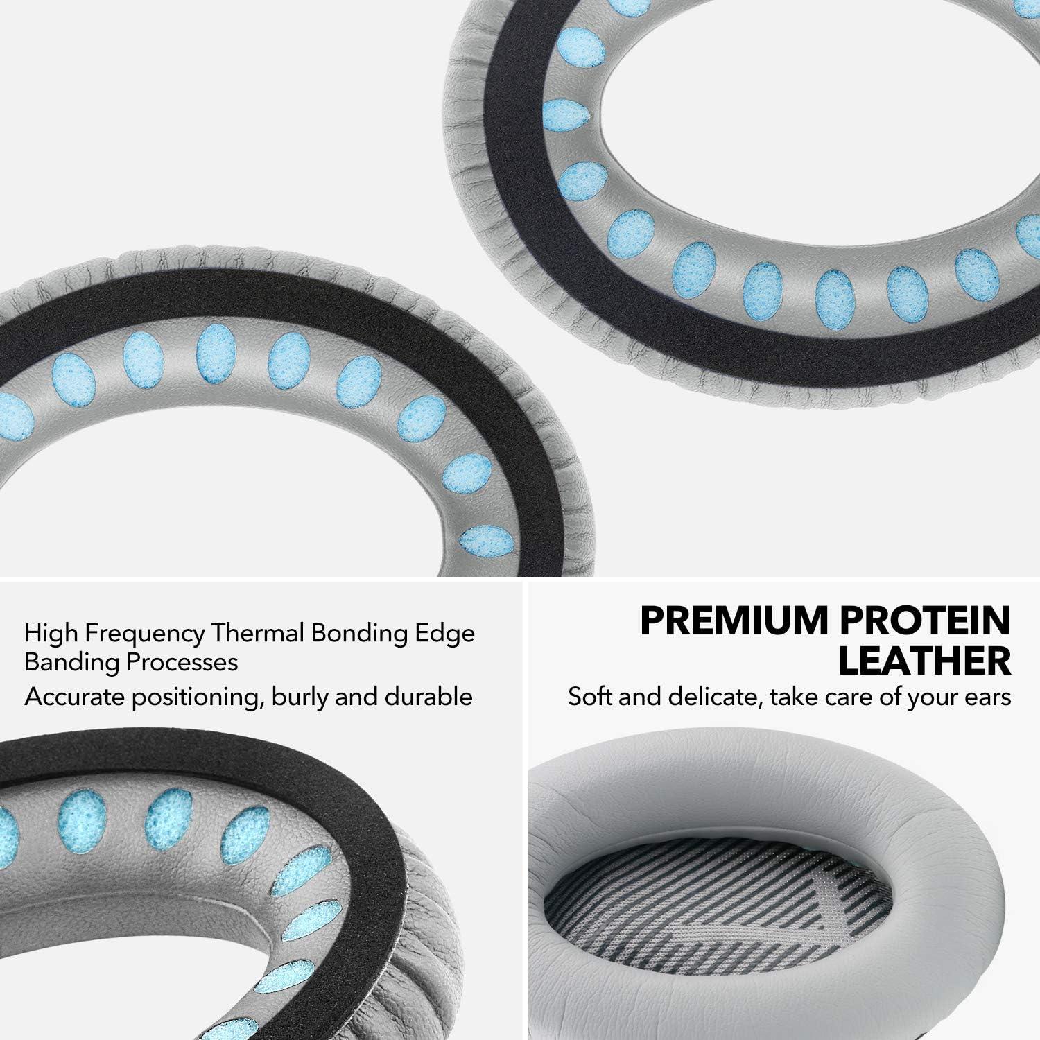 Almohadillas de Repuesto Bose QuietComfort 35 QC35 II - Cuero y Espuma