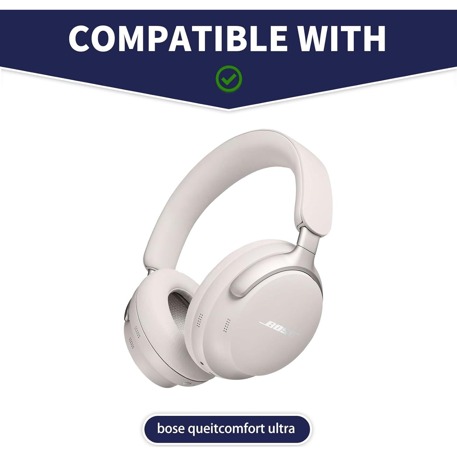 Almohadillas de Reemplazo Damex para Bose QC Ultra - Espuma de Memoria