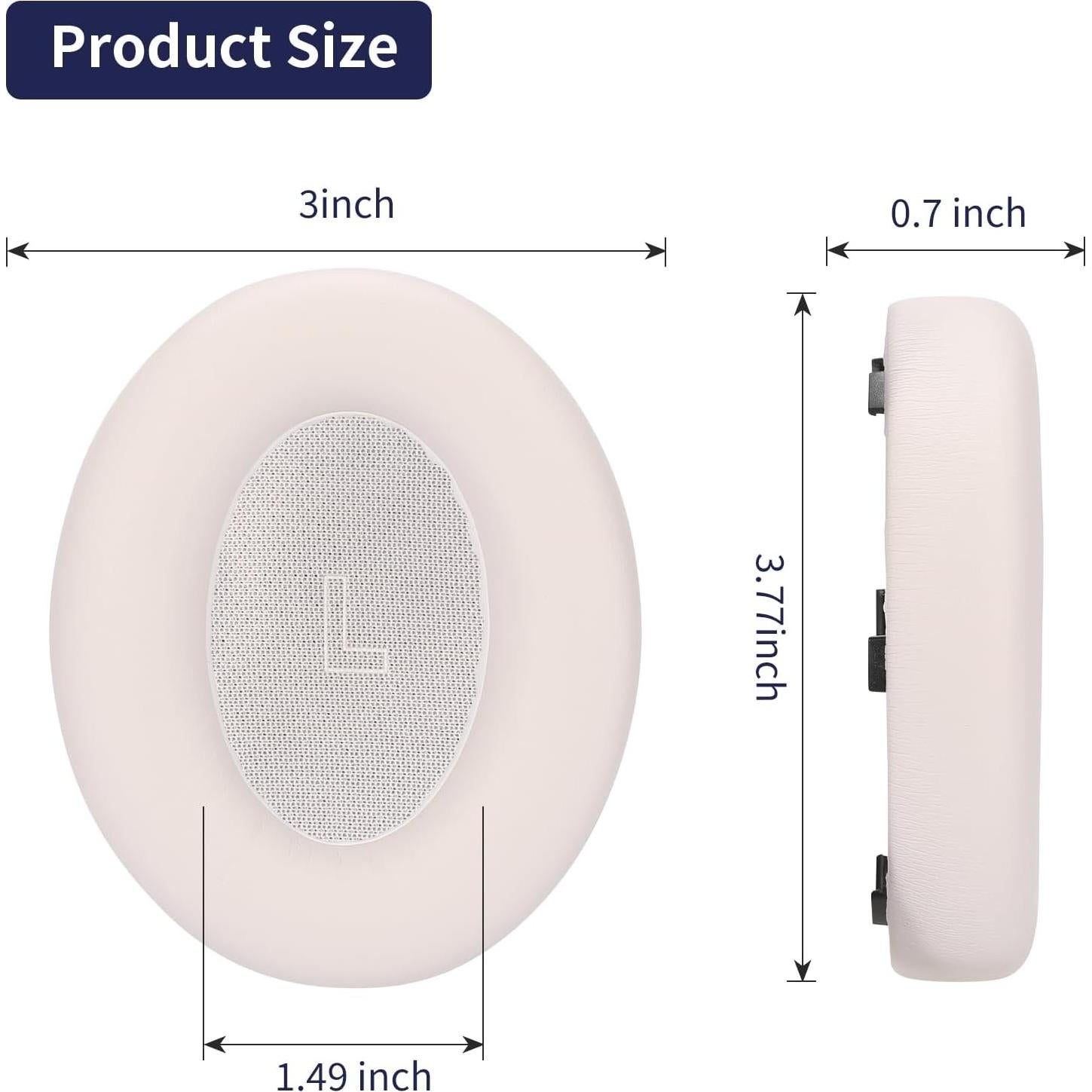 Almohadillas de Reemplazo Damex para Bose QC Ultra - Espuma de Memoria