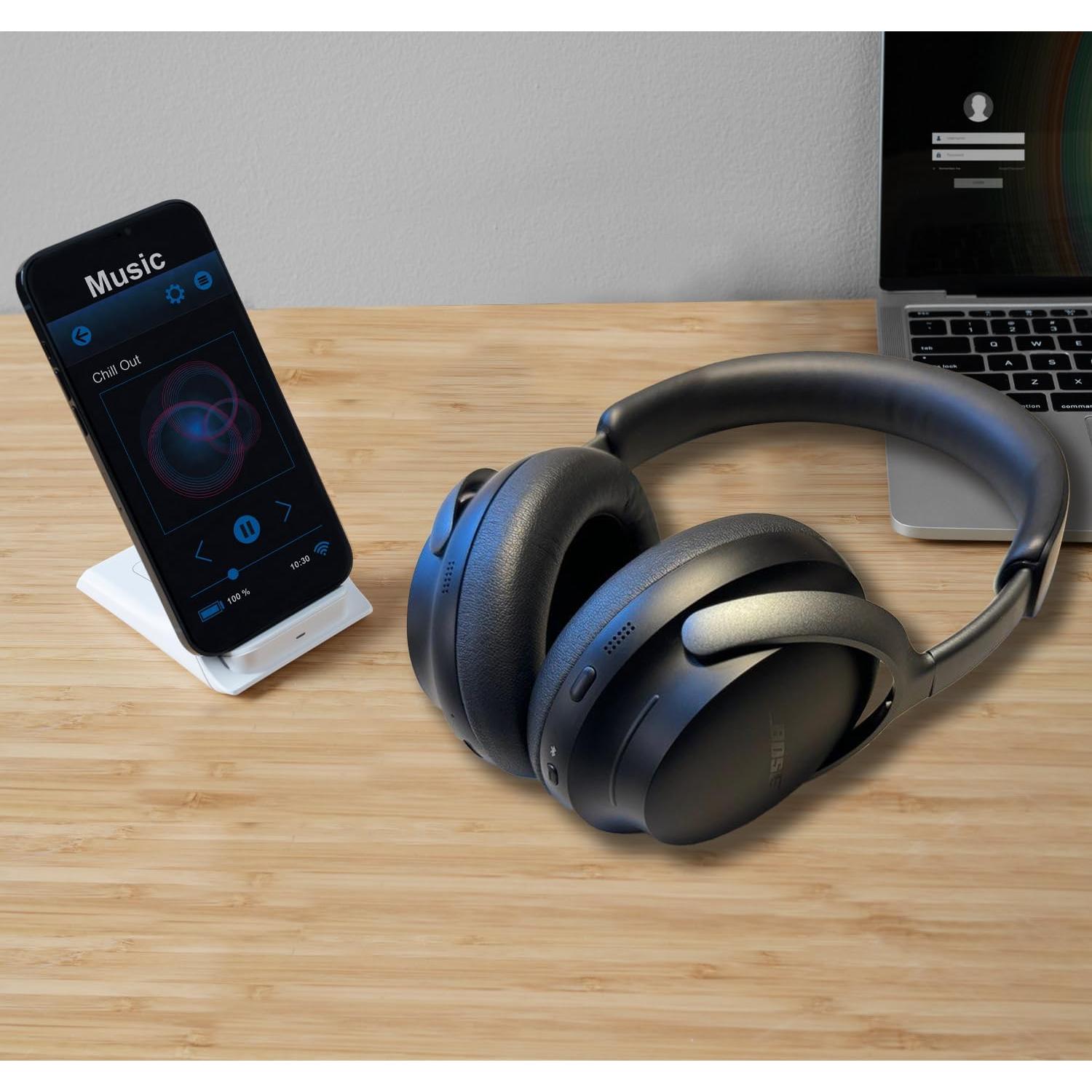 Almohadillas de Repuesto GVOEARS para Auriculares Bose QC Ultra - Negro