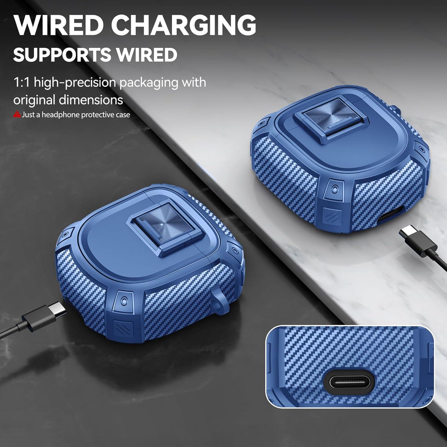 Funda Dura JOREMX para Bose Quietcomfort Ultra/QC II Azul