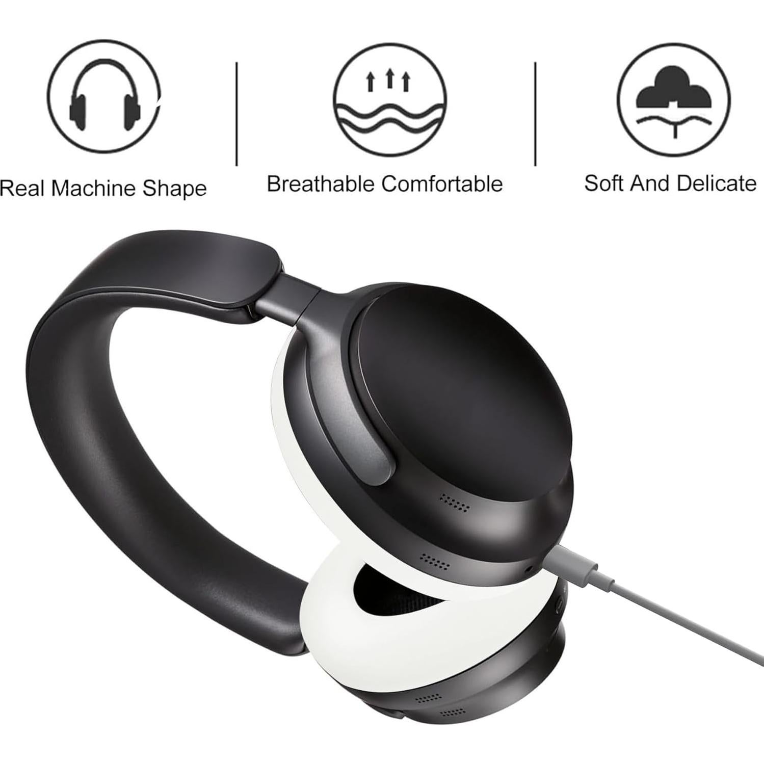 Cubierta de almohadillas de silicona Aiivioll para Bose QC Ultra