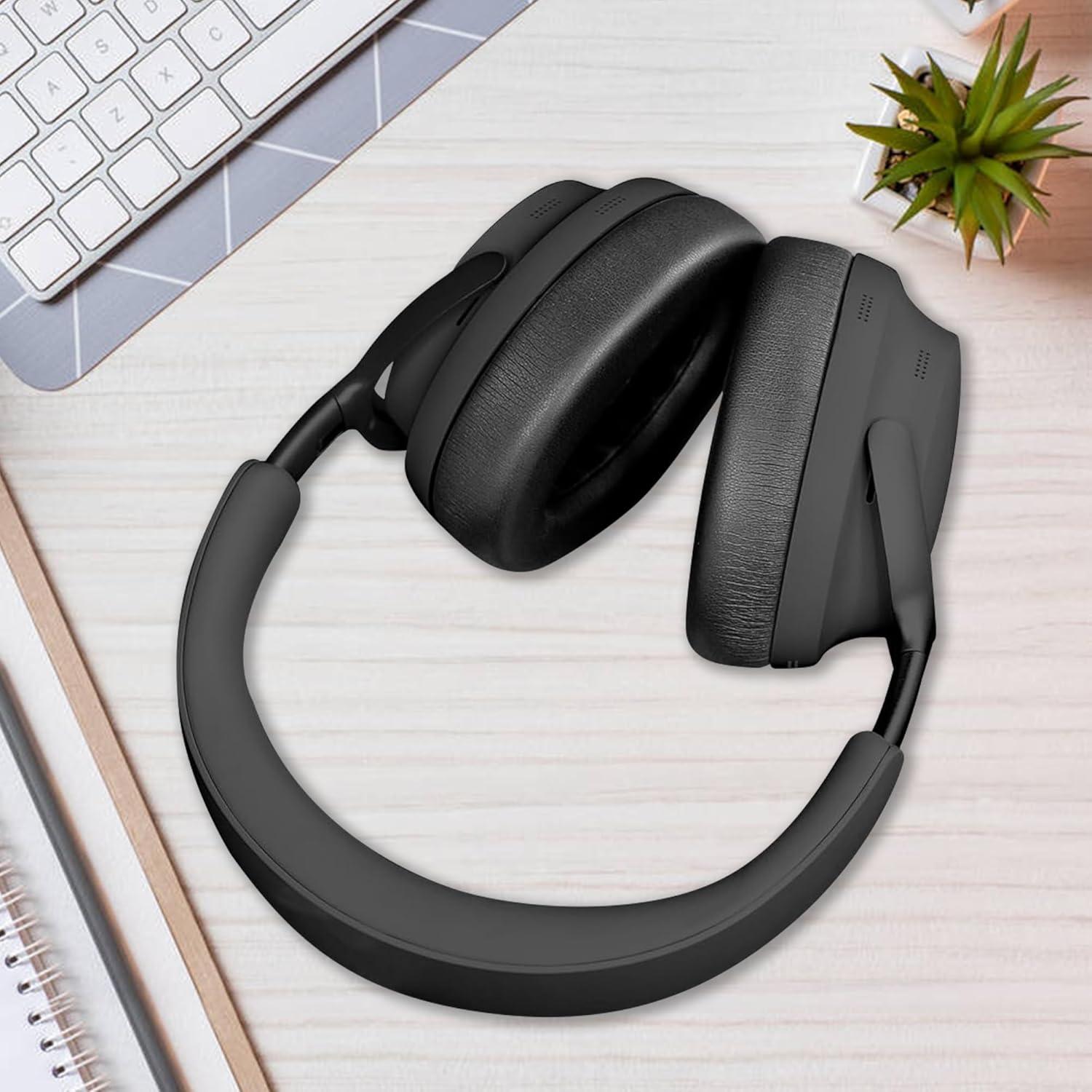 Almohadillas de Reemplazo Bose QC Ultra - Espuma de Memoria y Cuero Negro