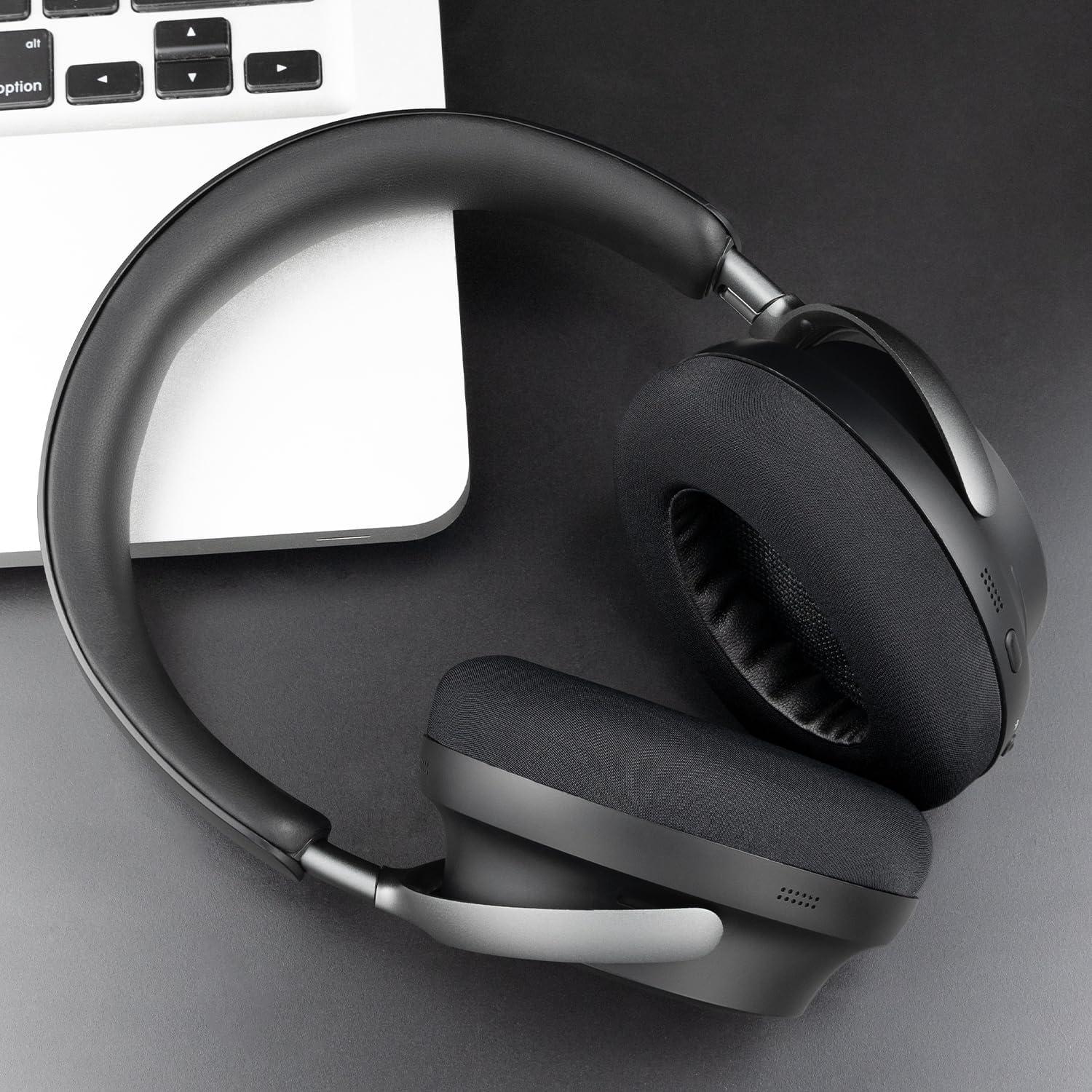 Almohadillas de Gel de Enfriamiento SOULWIT para Auriculares Bose QC Ultra - Negro