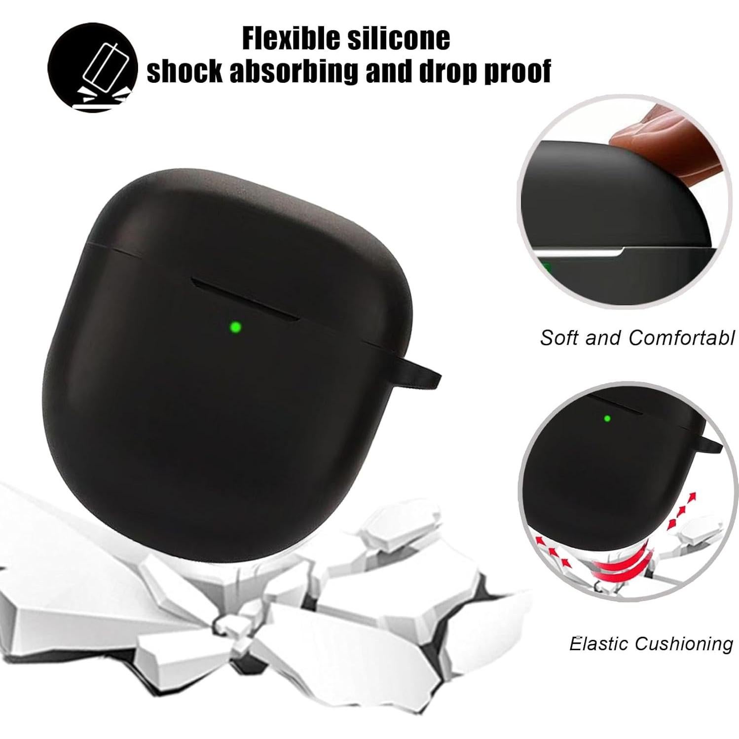 Funda protectora AGAOSH para Bose QuietComfort II - Negro