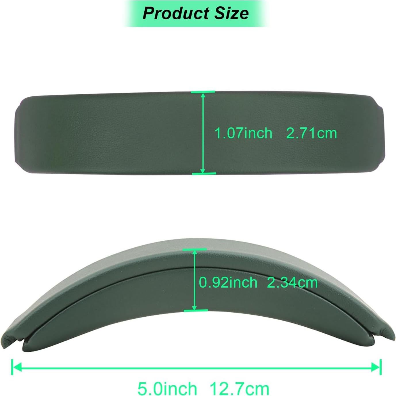 Cojín de diadema Earrock para Bose QuietComfort 45/35 Verde