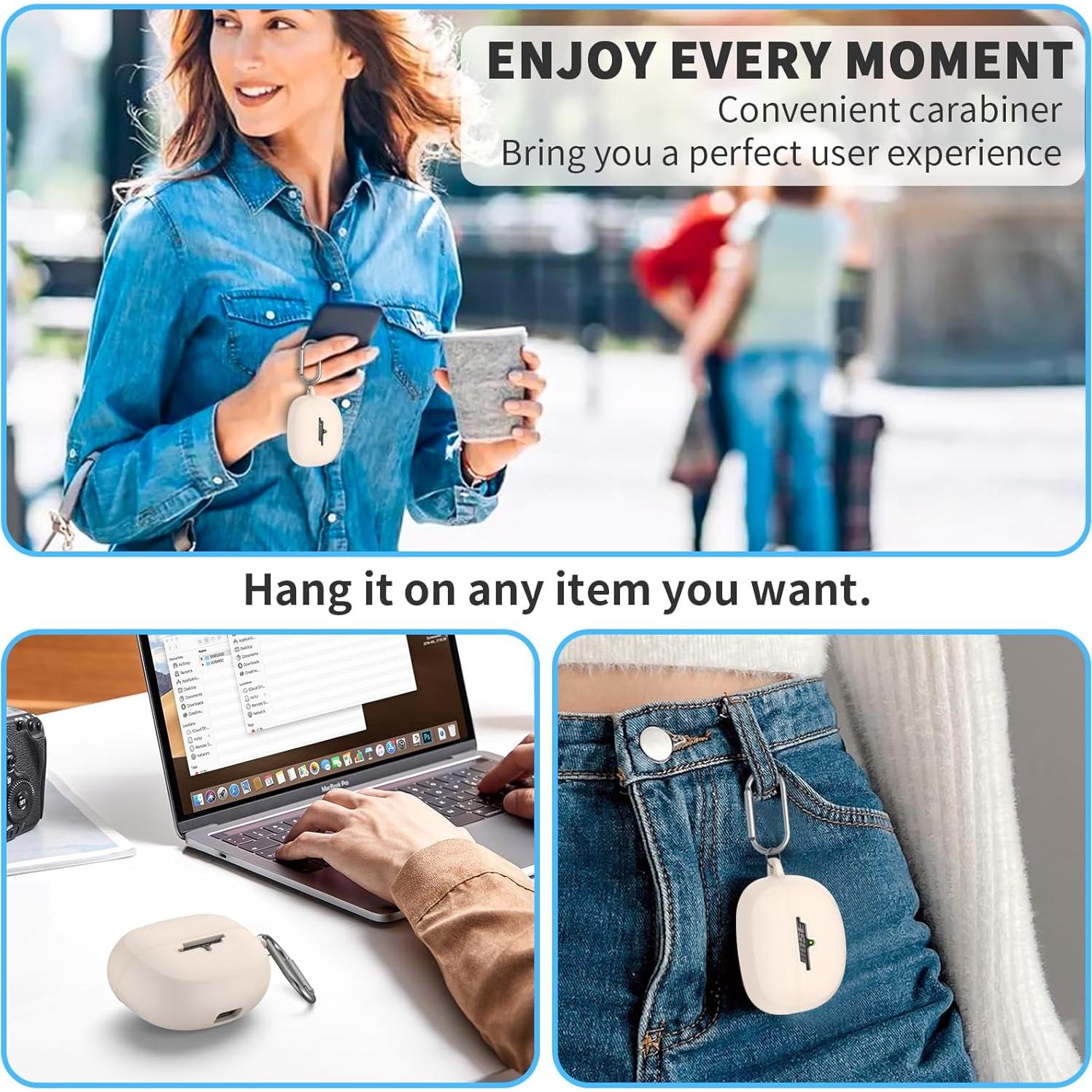 Estuche Protector Silicona TUDIOW para Bose Ultra Open Earbuds 2024