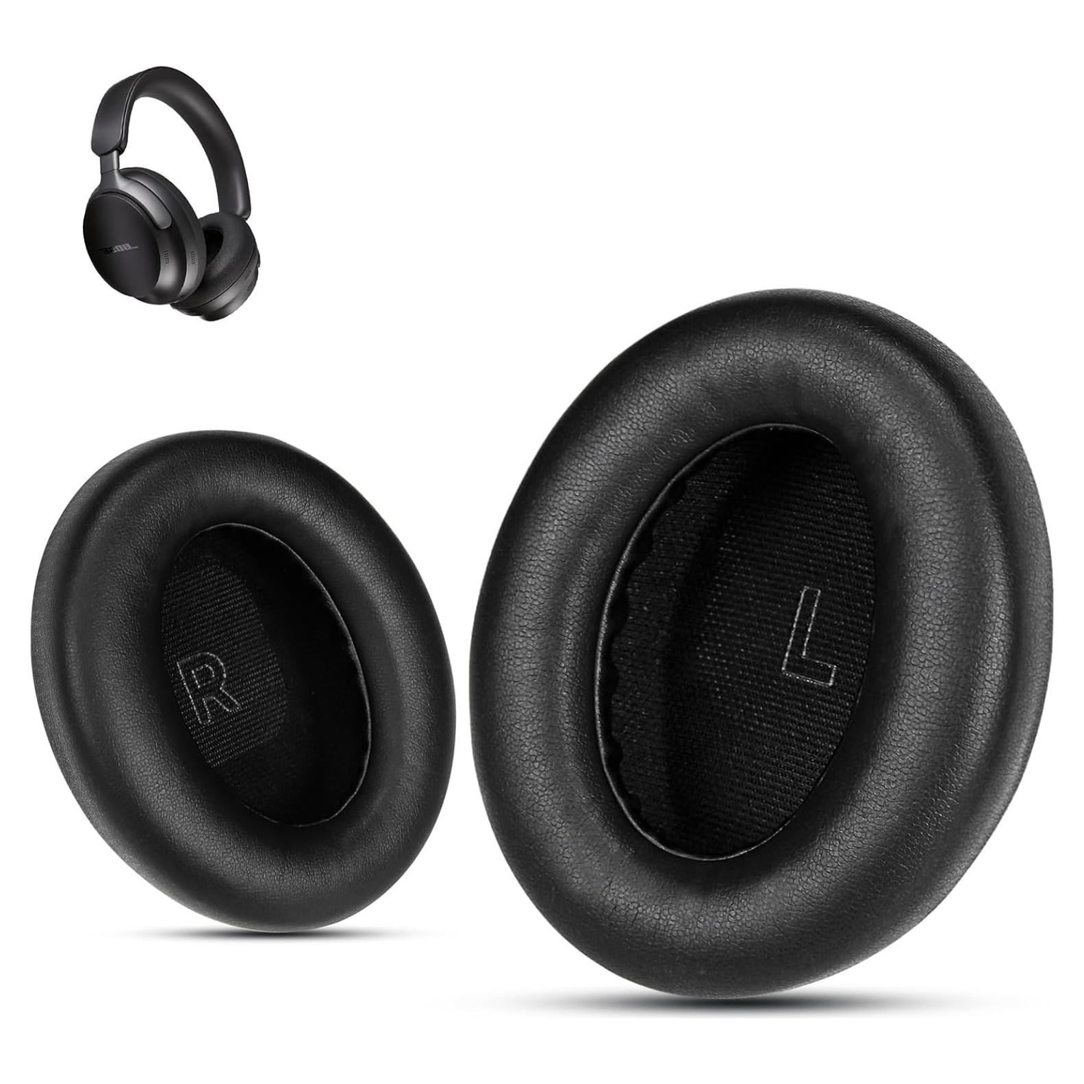 Almohadillas de Repuesto Krone Kalpasmos para Bose QC Ultra - Negro