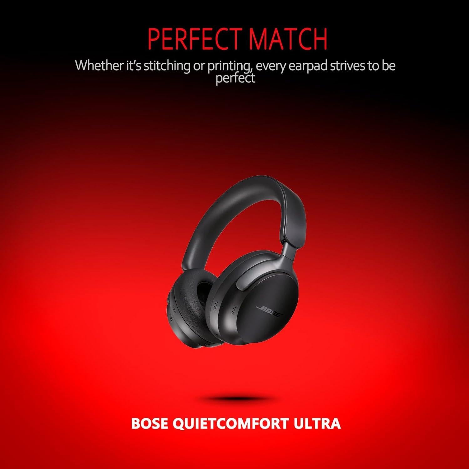 Almohadillas de Repuesto Krone Kalpasmos para Bose QC Ultra - Negro