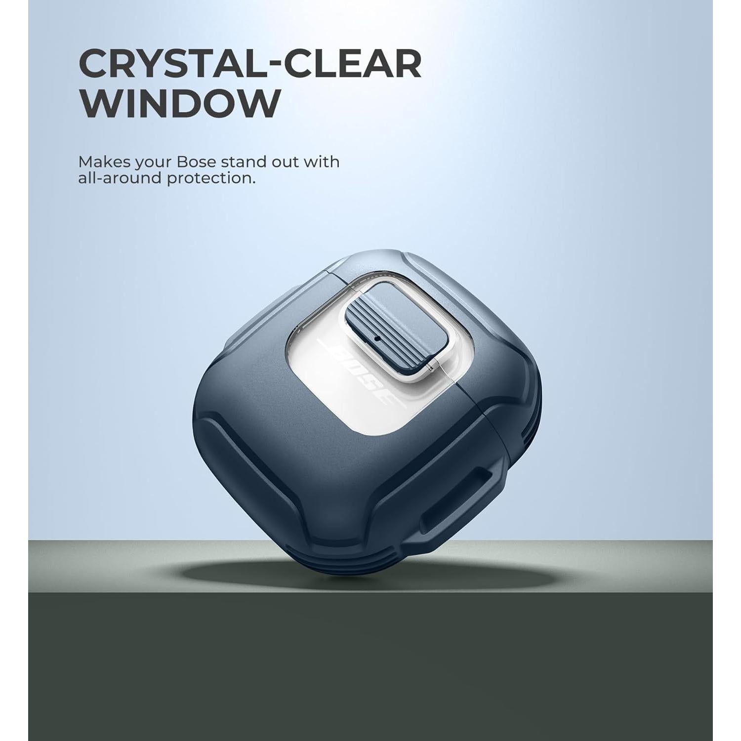 Funda Protectora Dexnor para Bose QuietComfort Earbuds II Azul