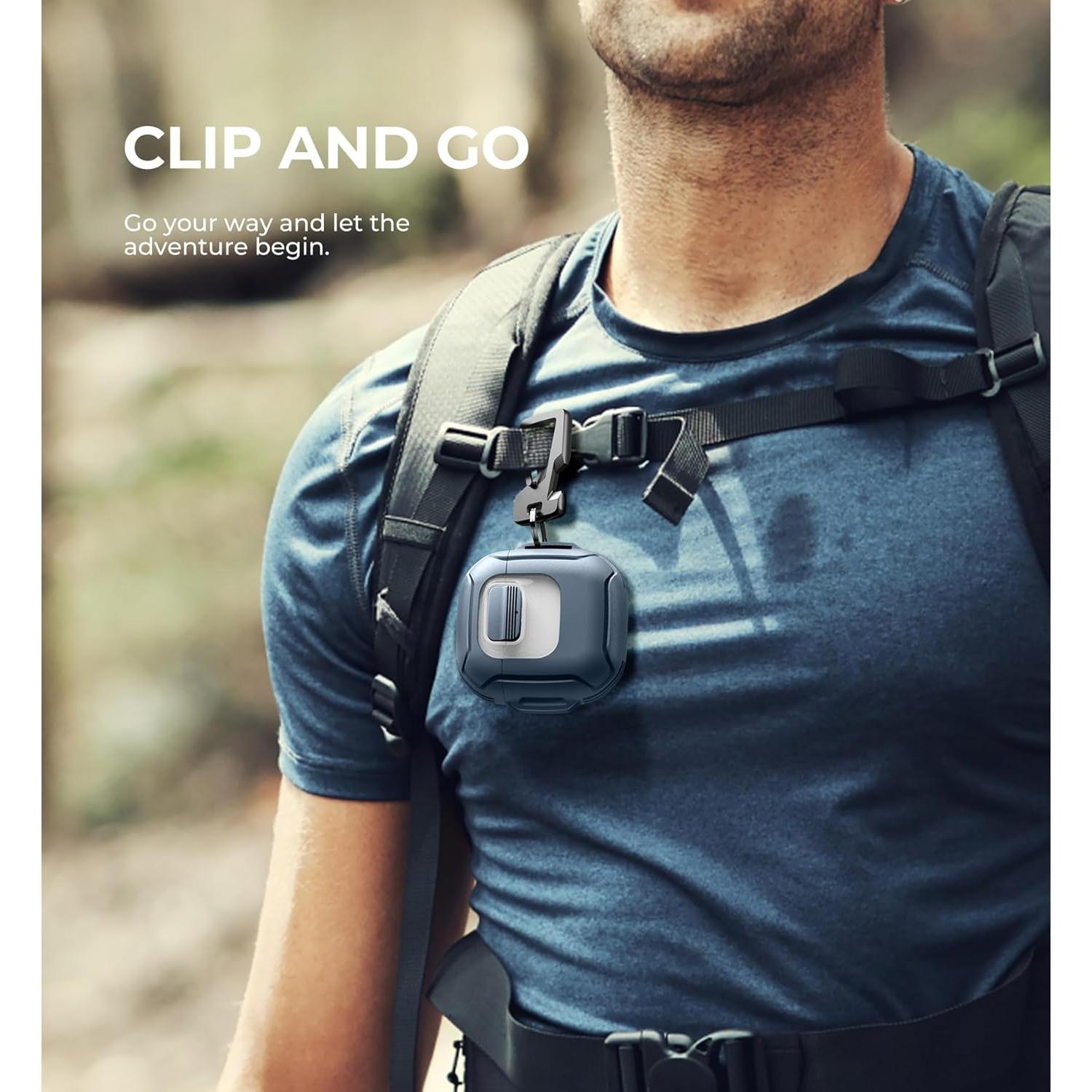 Funda Protectora Dexnor para Bose QuietComfort Earbuds II Azul