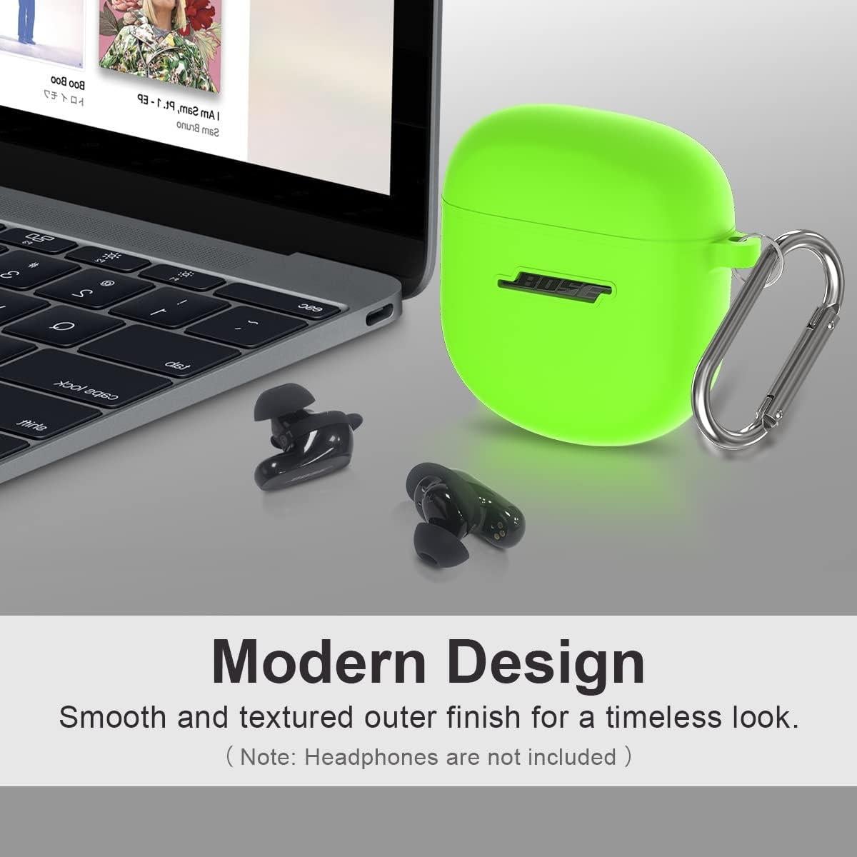 Funda de Silicona Verde AIBEAMER para Bose QuietComfort II 2022