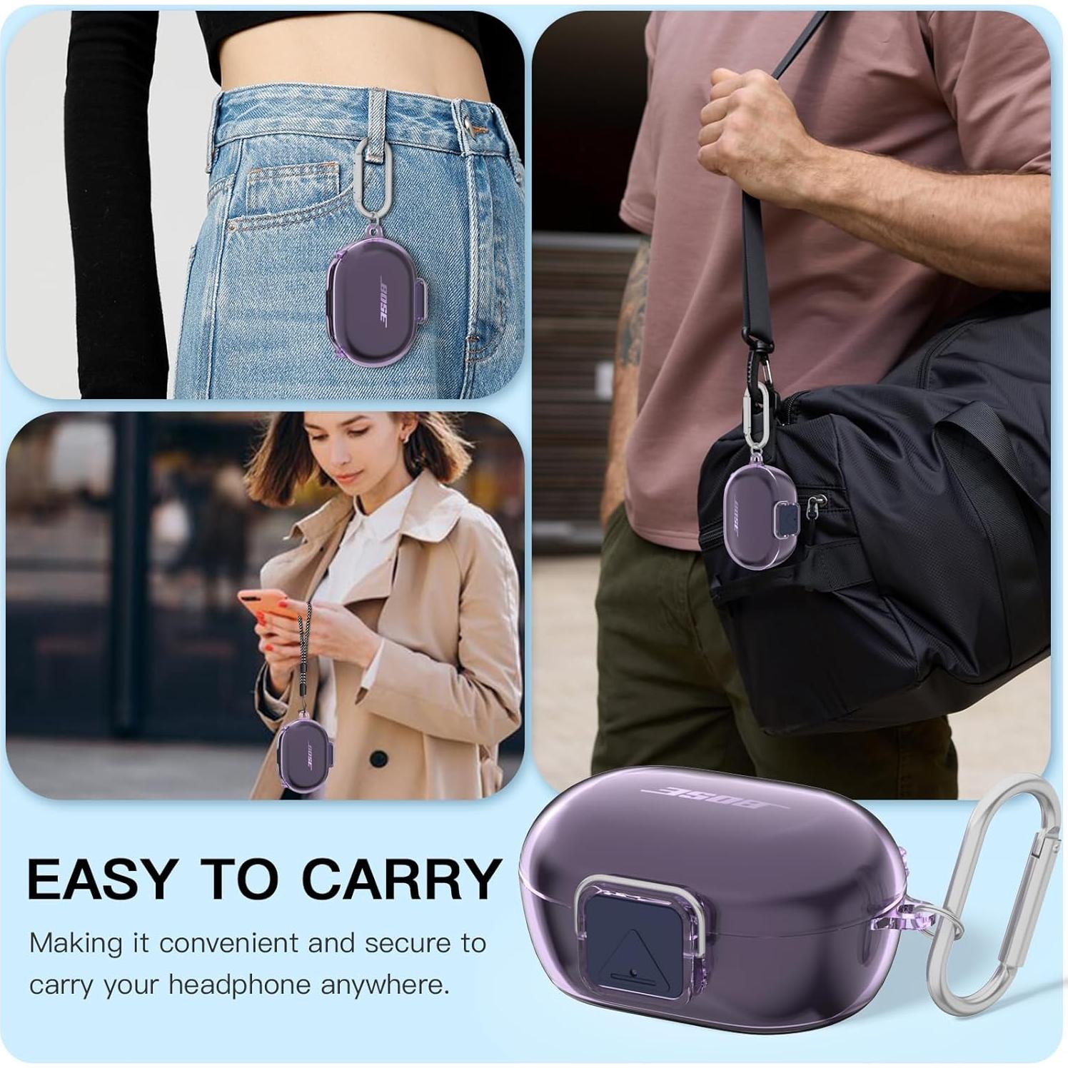 Funda protectora TUDIOW para auriculares Bose QuietComfort 2024