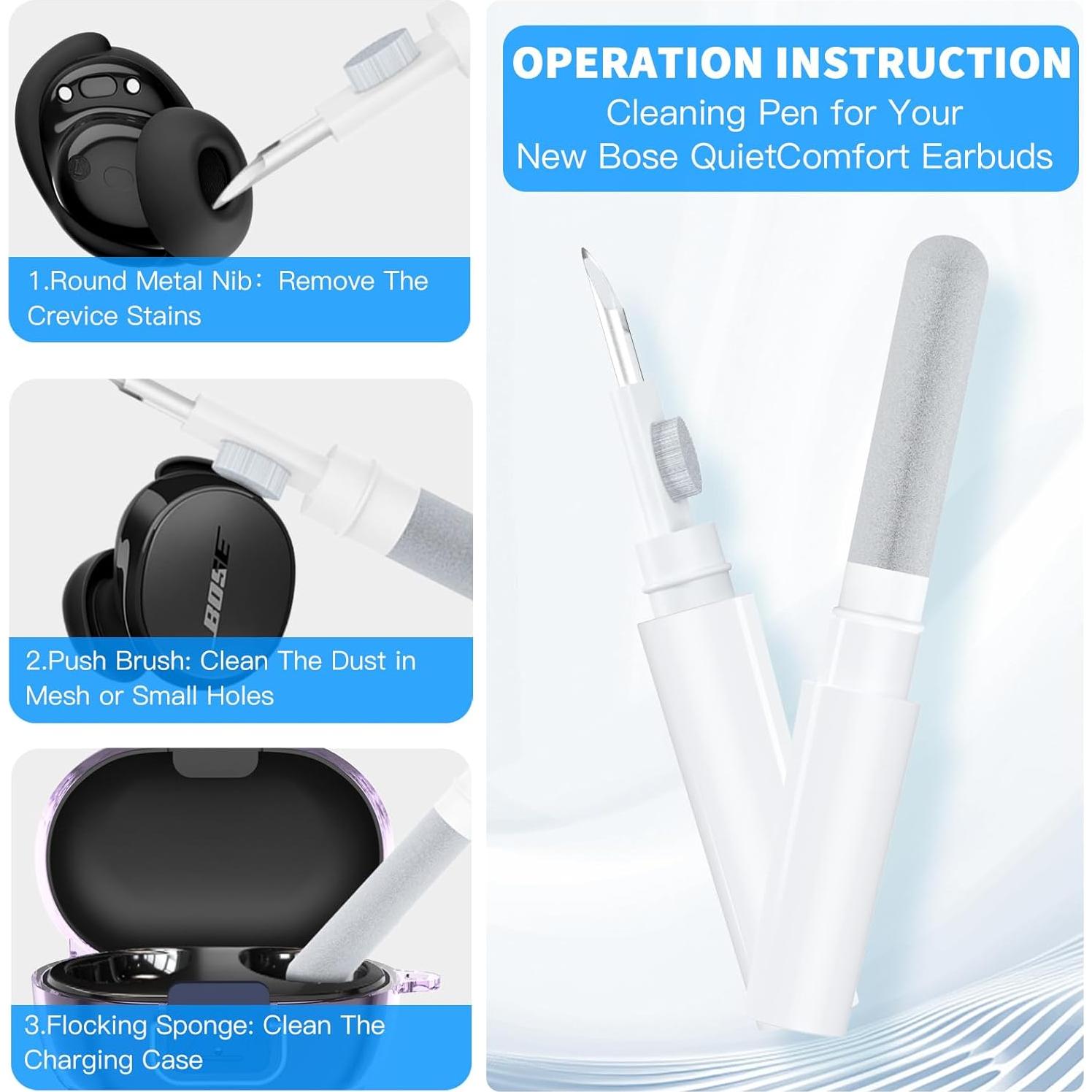 Funda protectora TUDIOW para auriculares Bose QuietComfort 2024