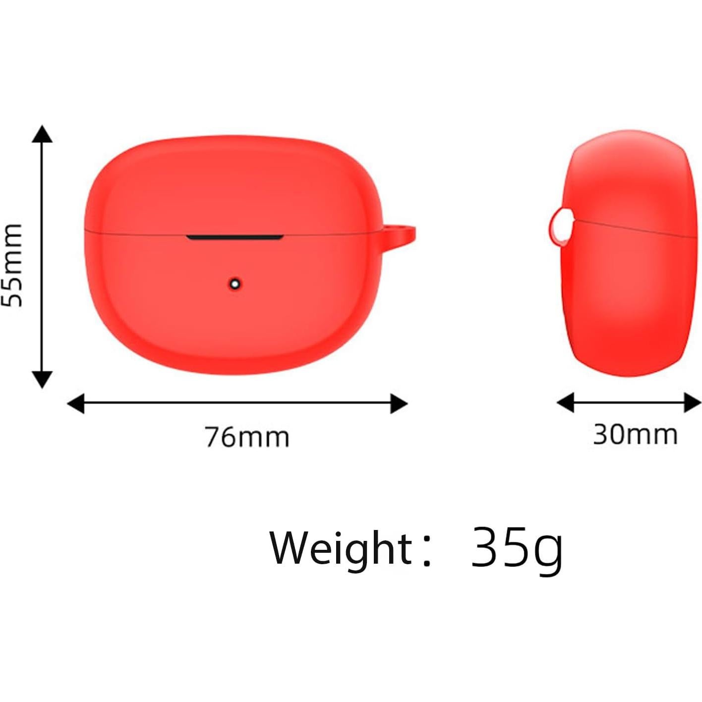 Funda USTIYA para Bose QuietComfort Ultra Silicona Rojo