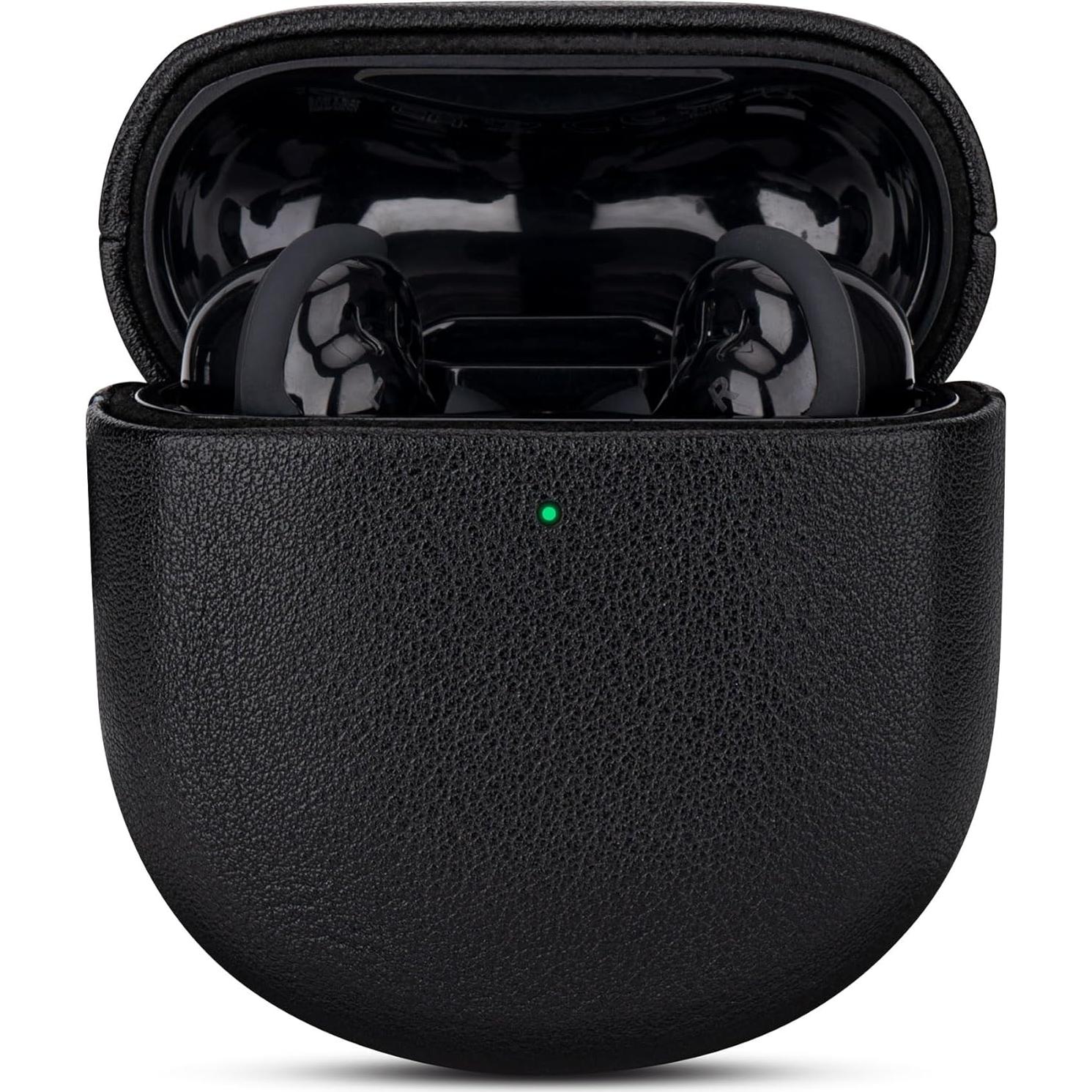 Funda de Cuero LOPIE para Auriculares Bose QuietComfort II - Negro