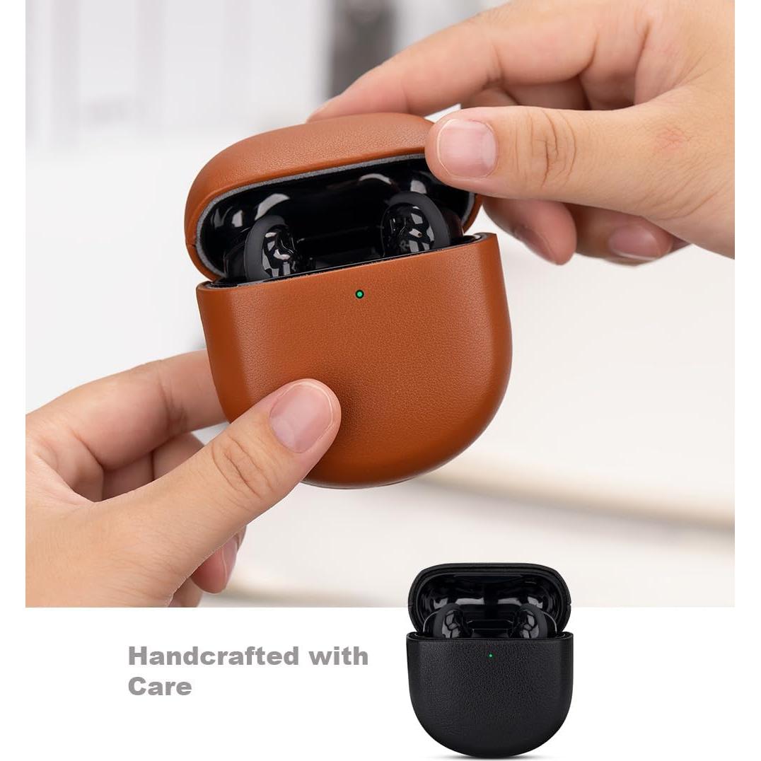 Funda de Cuero LOPIE para Auriculares Bose QuietComfort II - Negro