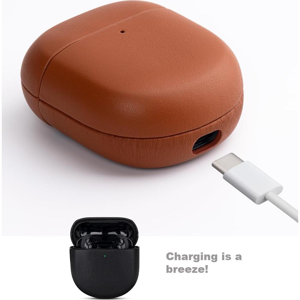 Funda de Cuero LOPIE para Auriculares Bose QuietComfort II - Negro