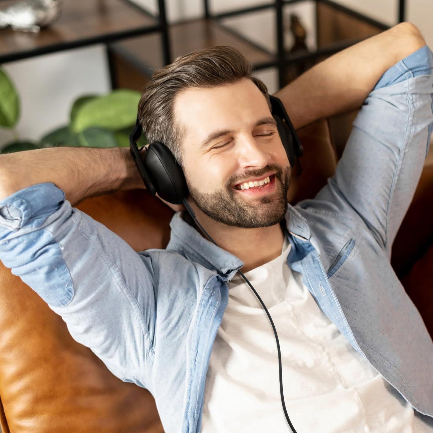 Cable de audio 2.5mm a 3.5mm Zosvoses para Bose QC25 QC35