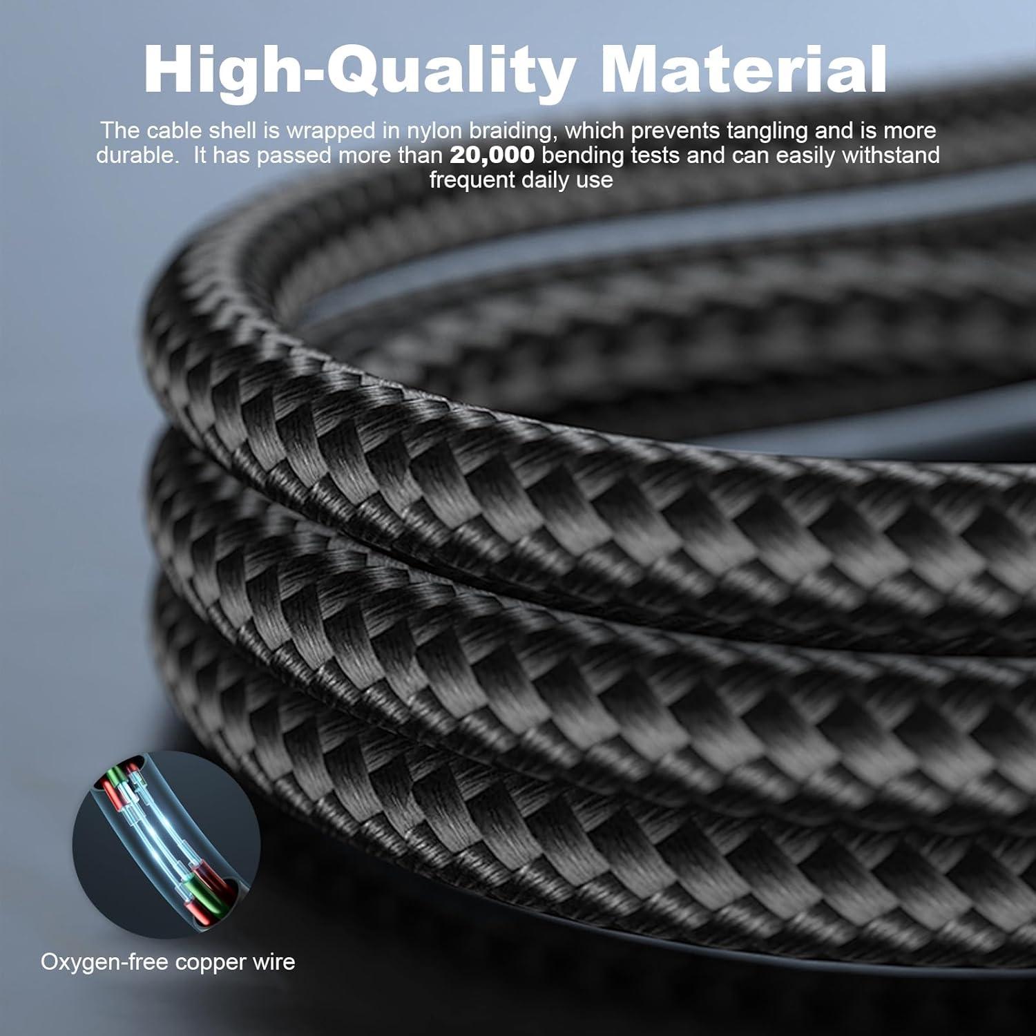 Cable de audio USB-C a 2.5mm Puiixur para auriculares Bose y más