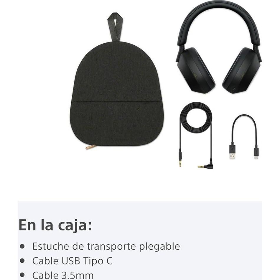 Auriculares Inalámbricos Sony WH-1000XM5 - 30h Batería - Plateado