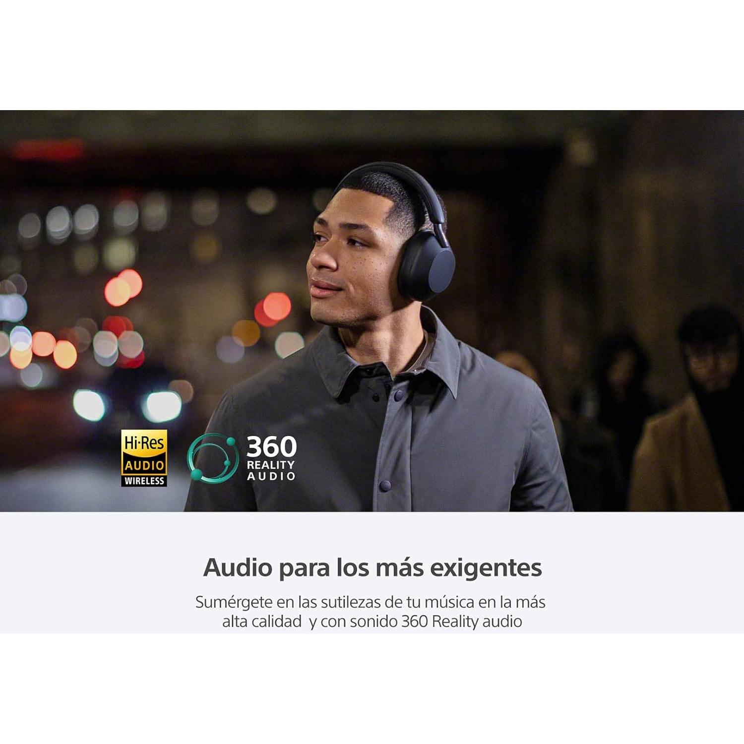 Auriculares Inalámbricos Sony WH-1000XM5 - 30h Batería - Plateado