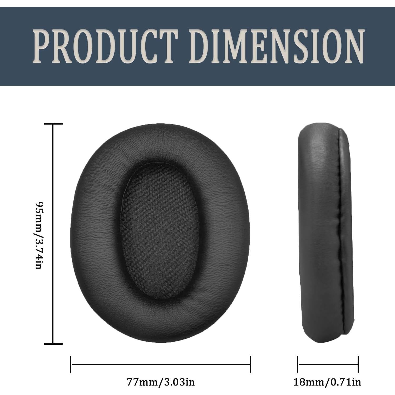 Almohadillas de Repuesto Sony WH-CH710N WH-CH720N - Negro