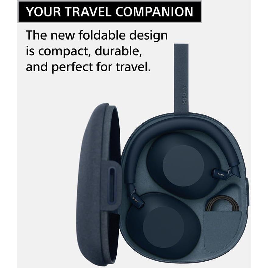 WH-1000XM6 The Best Noise Canceling Wireless Headphones, HD NC Processor QN3, 12 Microphones, Adaptive NC Optimizer, 30-Hour Battery, Black Bundle with 2 YR Protection Pack & in-Ear Headphones