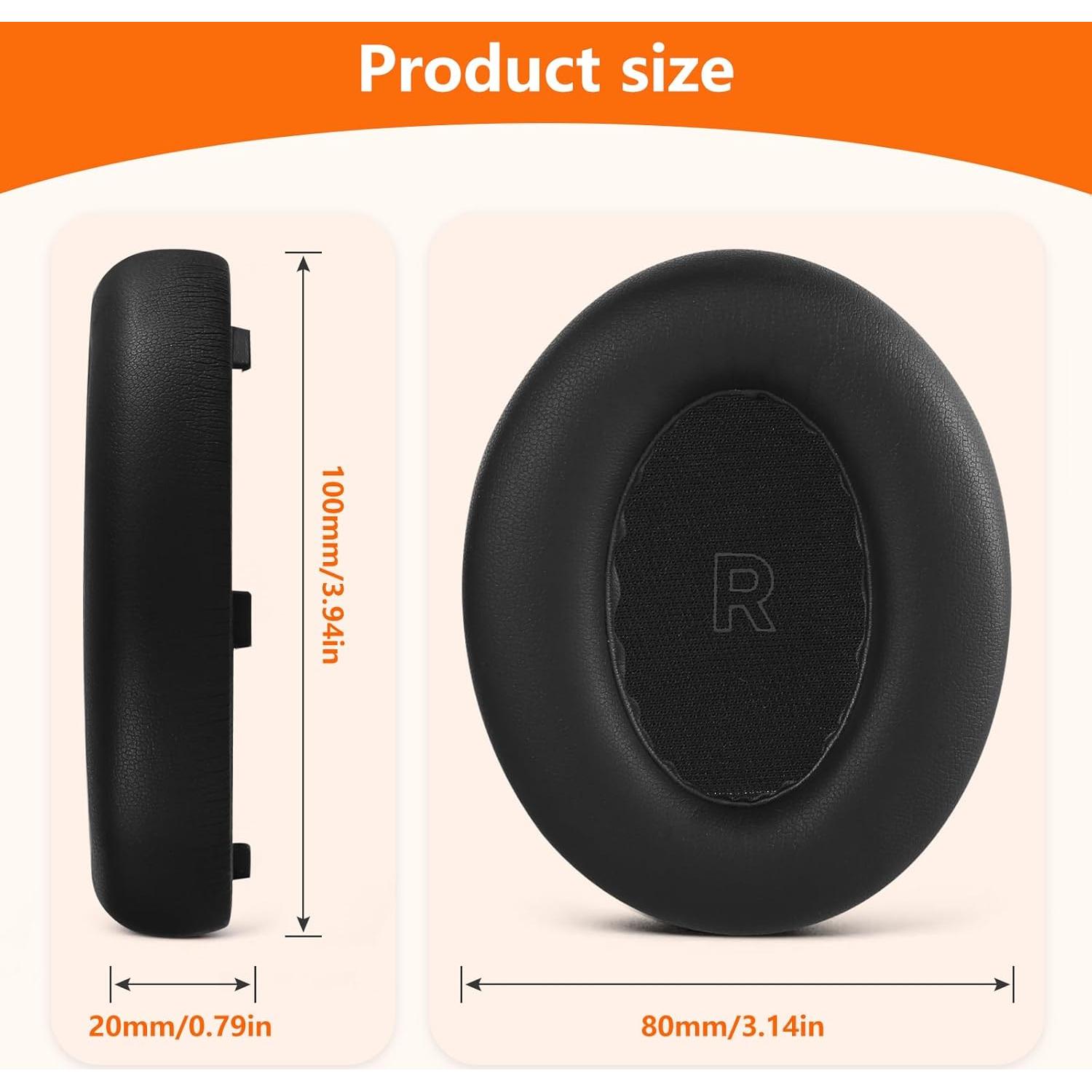 Almohadillas de Repuesto Bose QuietComfort Ultra, Negro