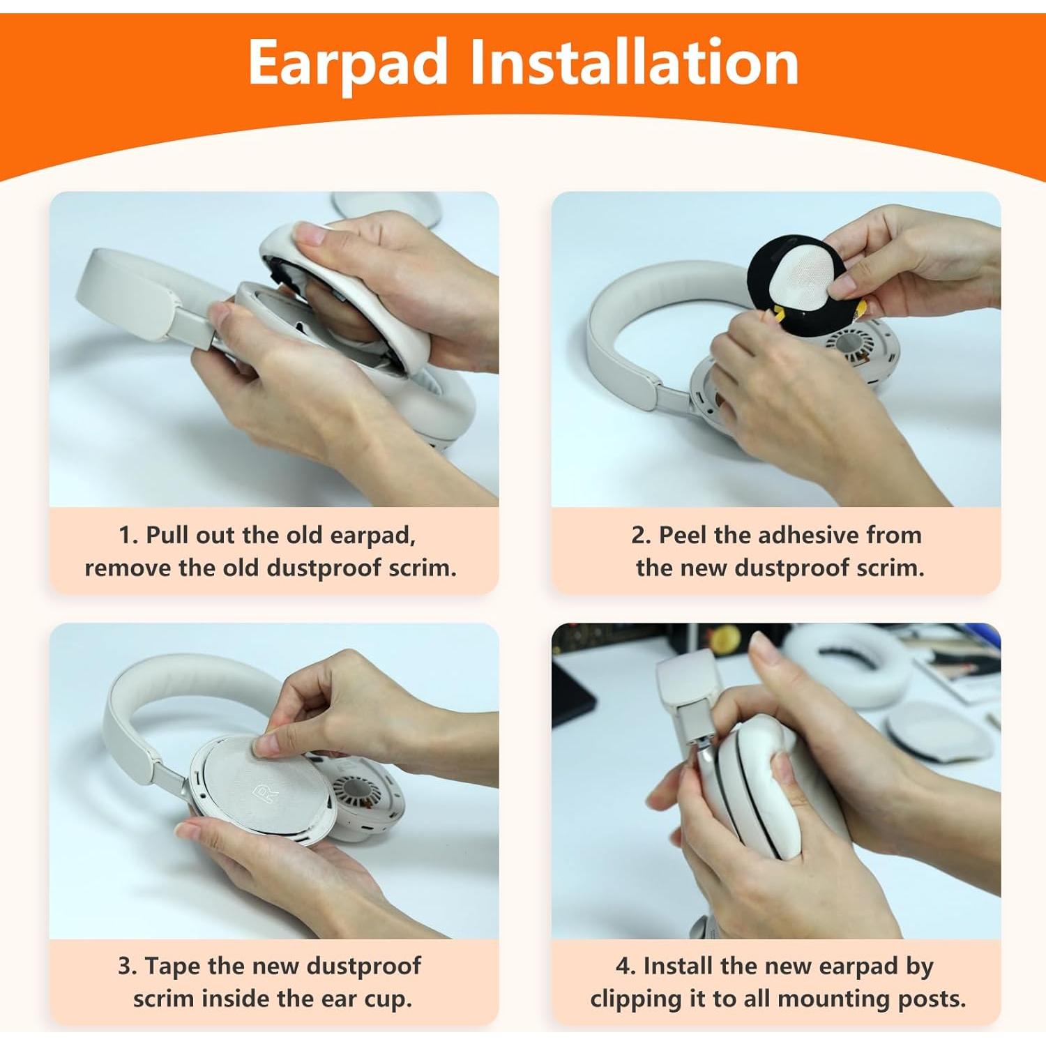 Almohadillas de Repuesto Bose QuietComfort Ultra, Negro