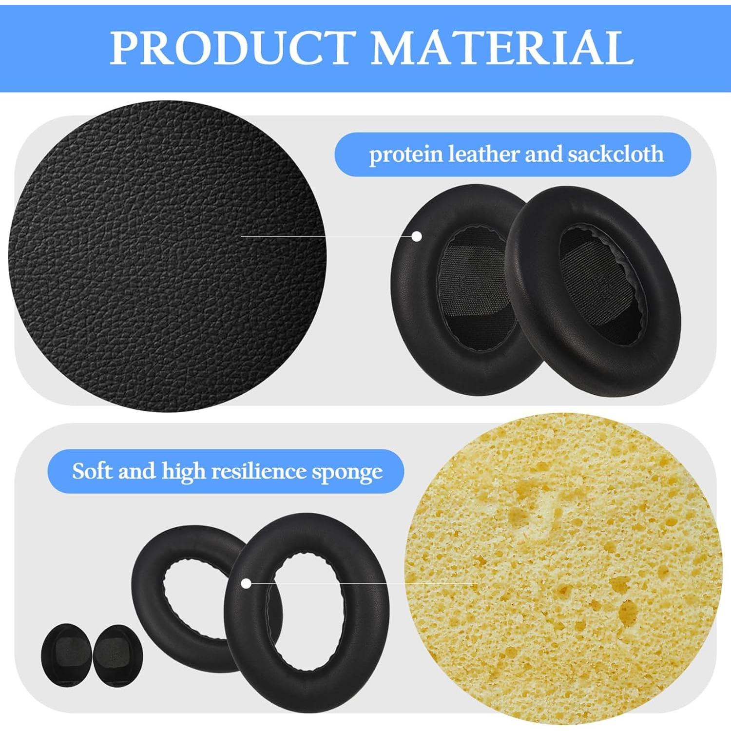 Almohadillas de Reemplazo Adhiper para Auriculares Bose QC Ultra