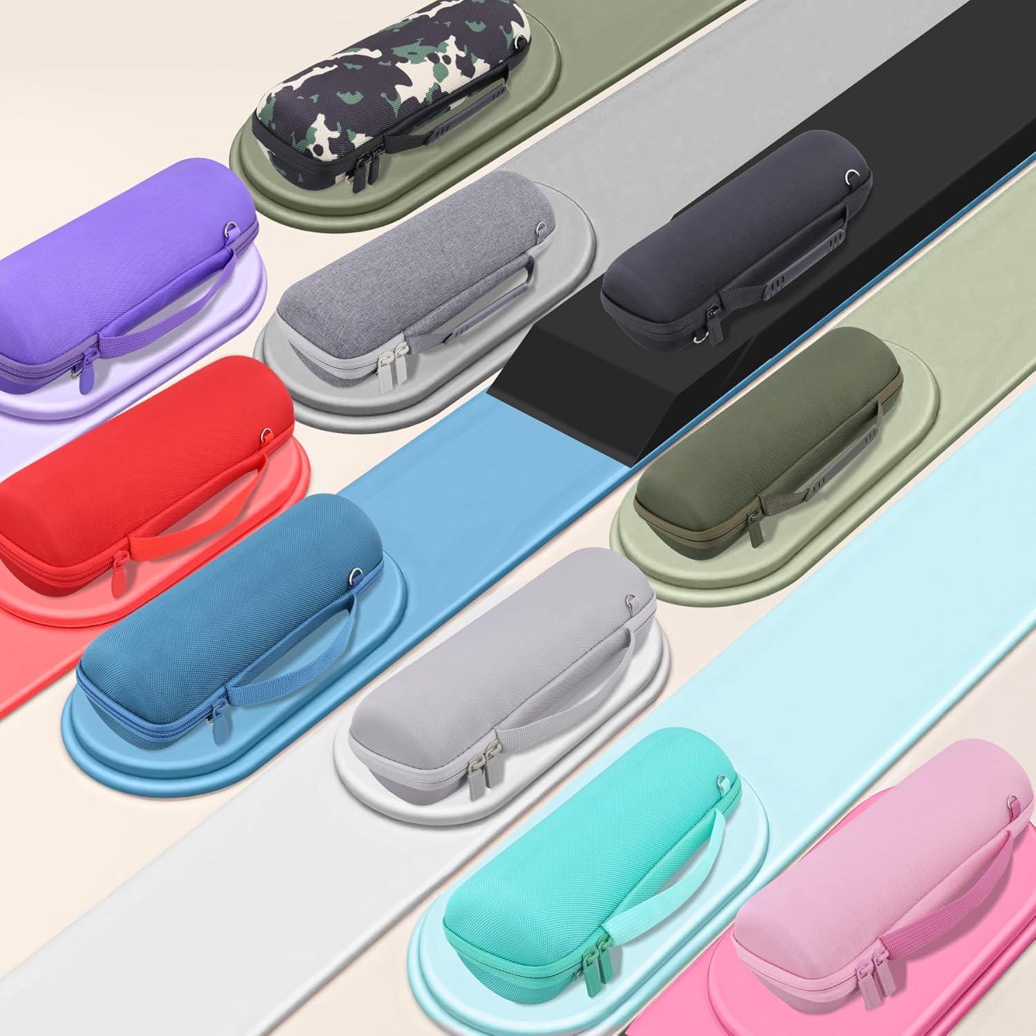 Funda Dura Impermeable co2CREA para JBL Flip 7/6/5 - Púrpura