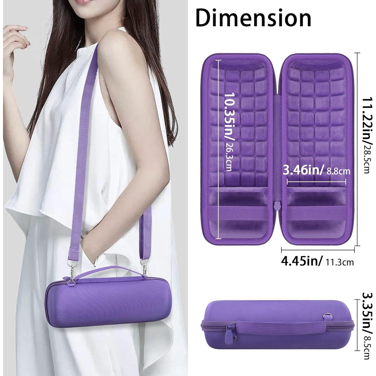 Funda Dura Impermeable co2CREA para JBL Flip 7/6/5 - Púrpura