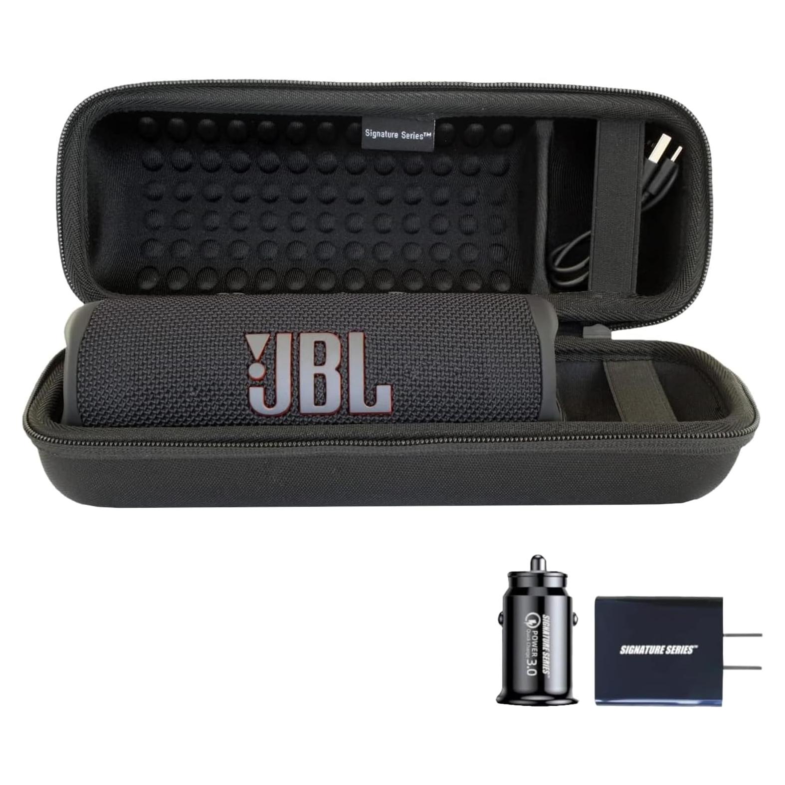 Funda Dura EVA para Altavoz JBL Flip 6 + Cargador Pared/Coche
