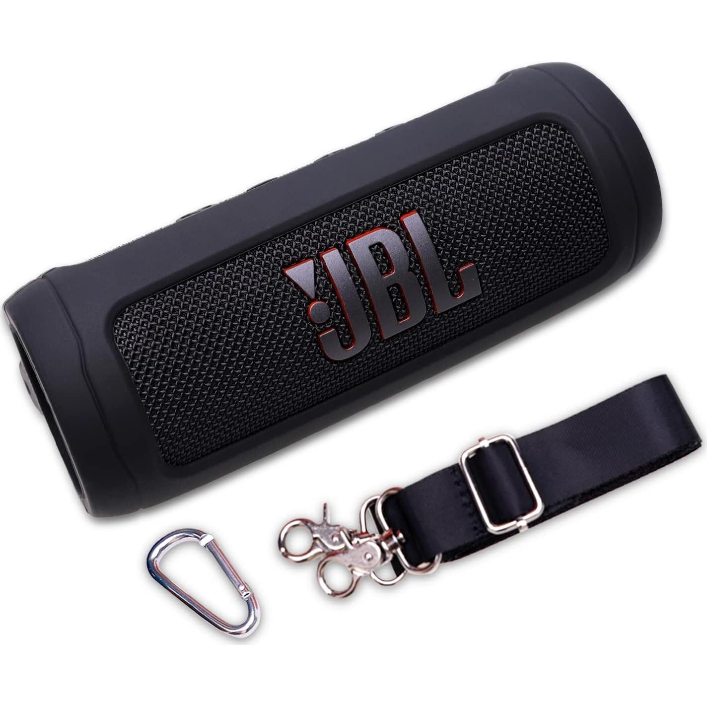 Funda Protectora Silicona LTGEM para JBL Flip 6 - Negra