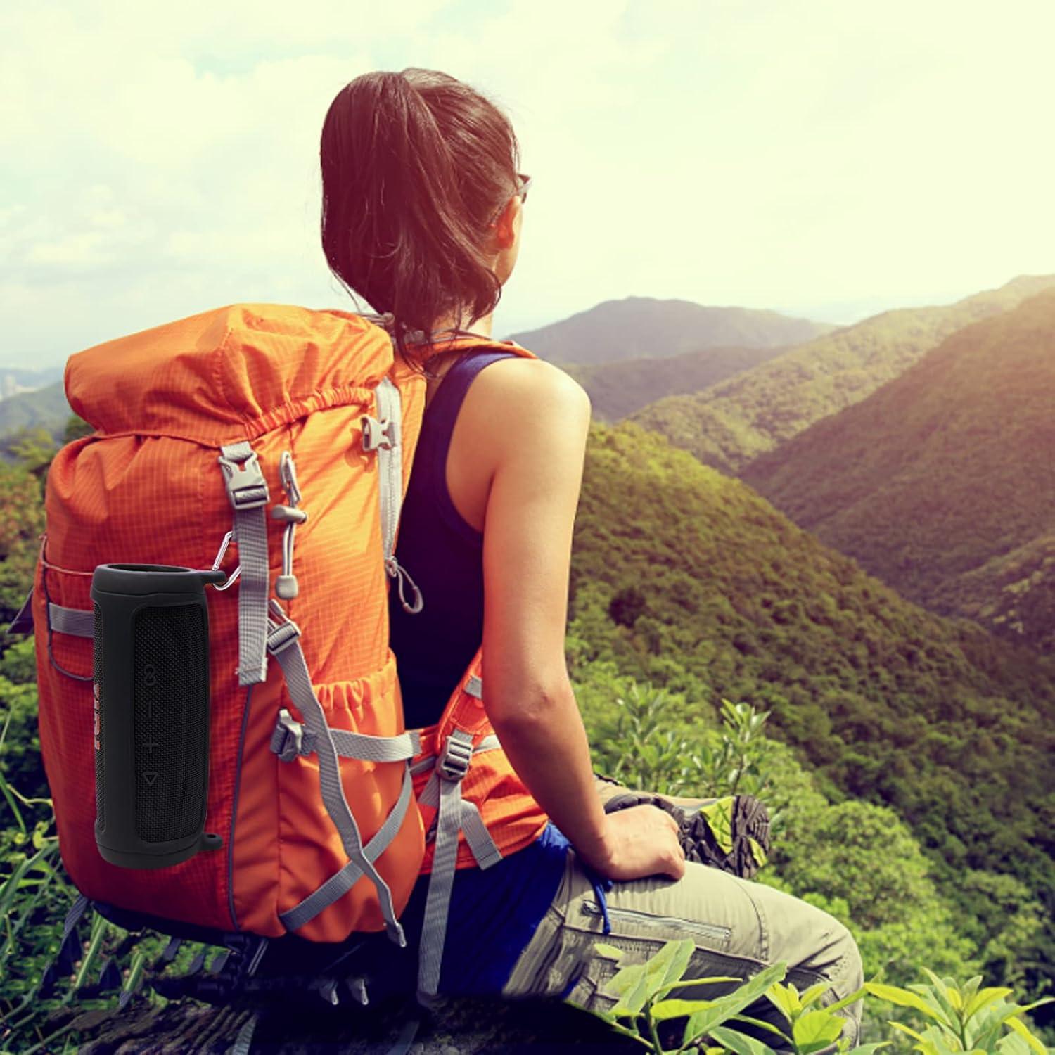 Funda Protectora Silicona LTGEM para JBL Flip 6 - Negra